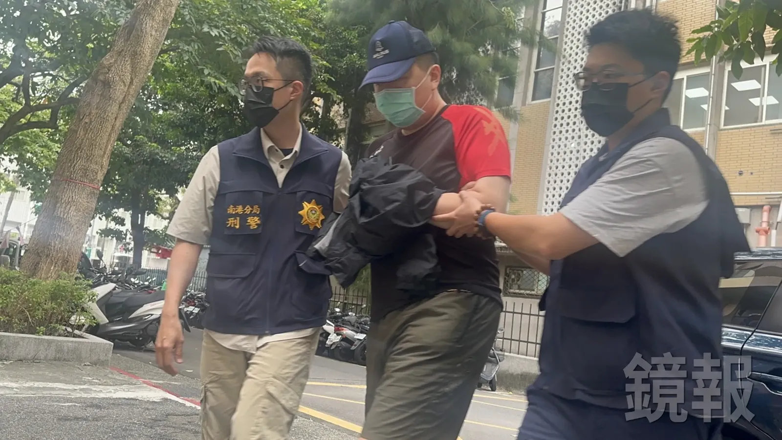 南港分局員警葉晉豪涉嫌經營線上博奕遭收押。馮茵攝
