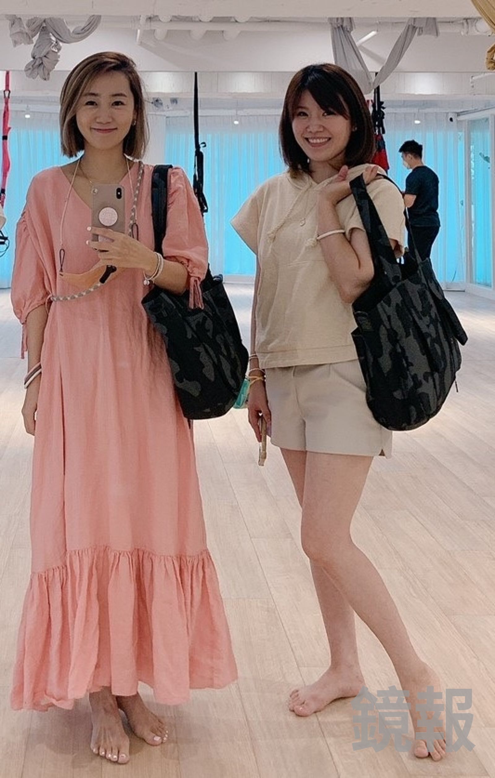 葉力綺（右）希望周品妤（左）好好面對債務問題，別繼續在網路上發佈不符事實的影片。