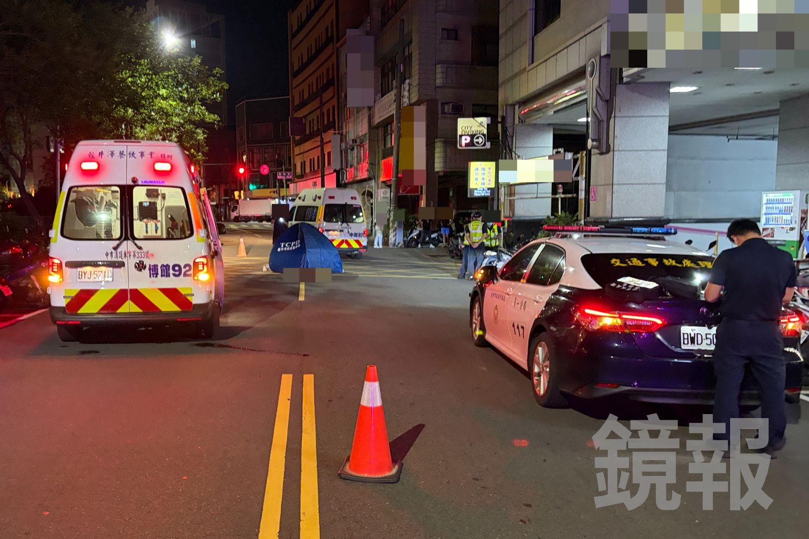 陳姓護理師遭林男開車撞倒後,對方還迴轉掉頭,將她當場輾斃。圖/民眾提供