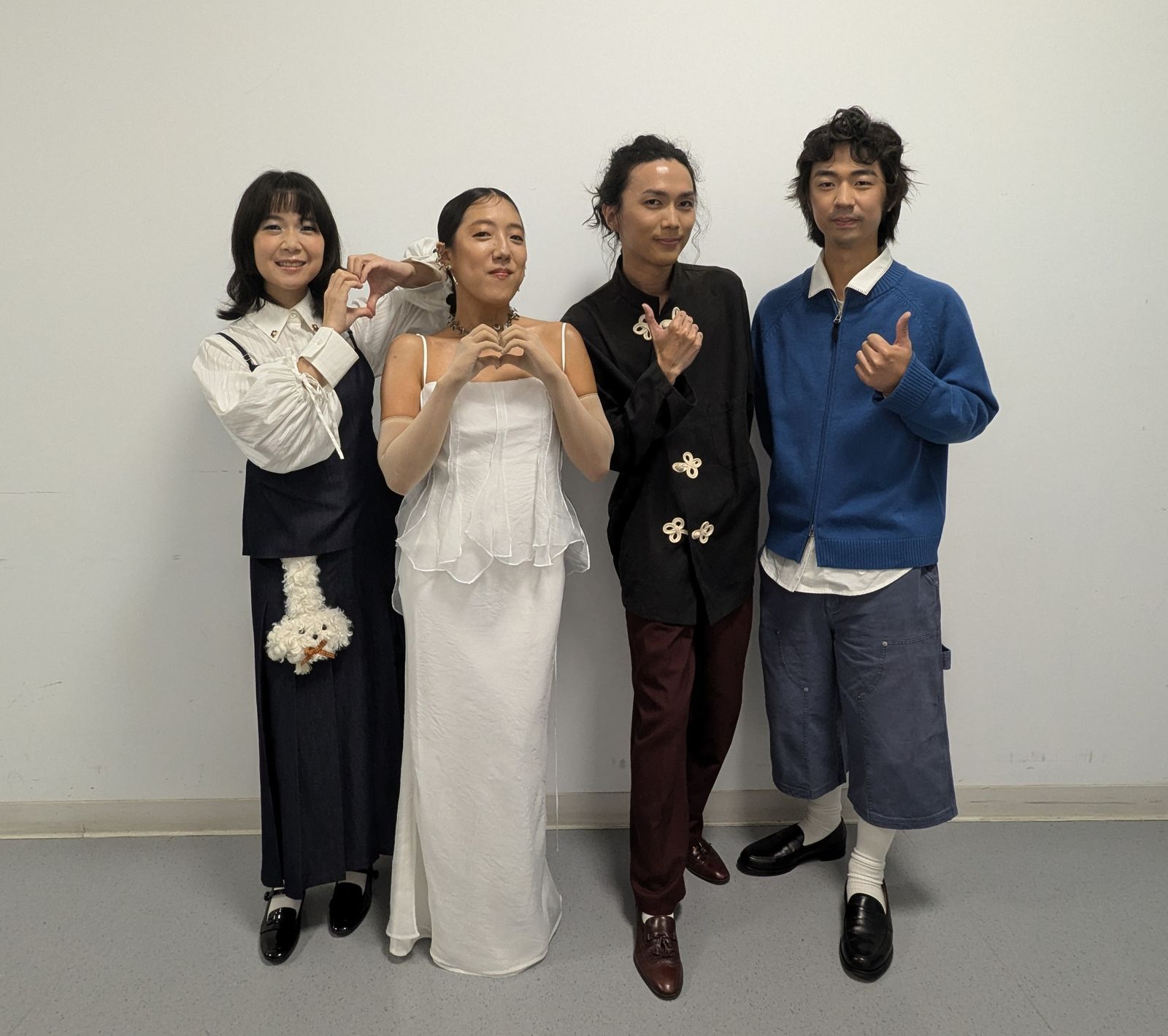 百合花與李竺芯(左2)在金音獎合作備受好評。金音創作獎提供