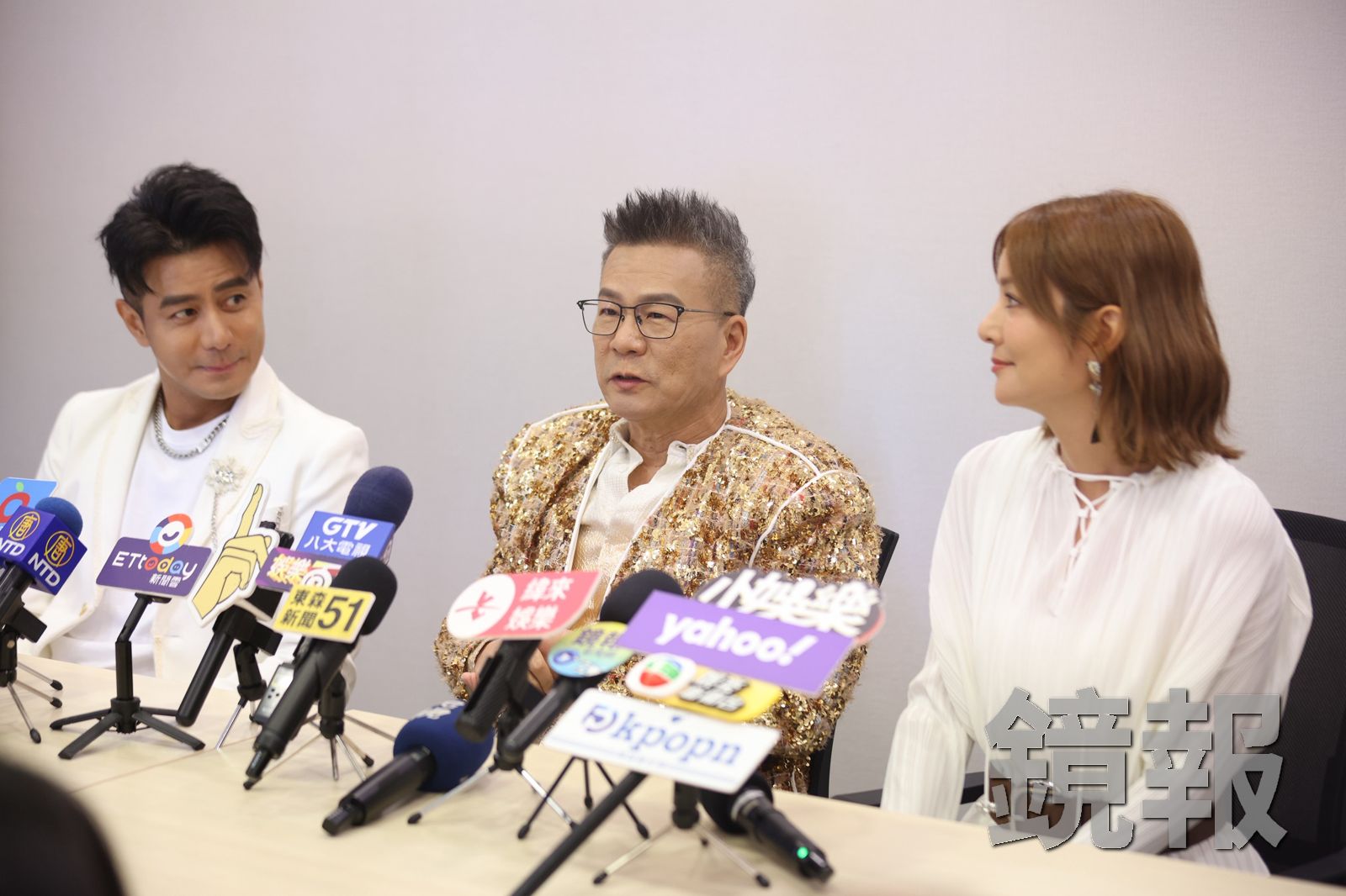 沈玉琳受訪談到蔡康永。攝影劉耀勻