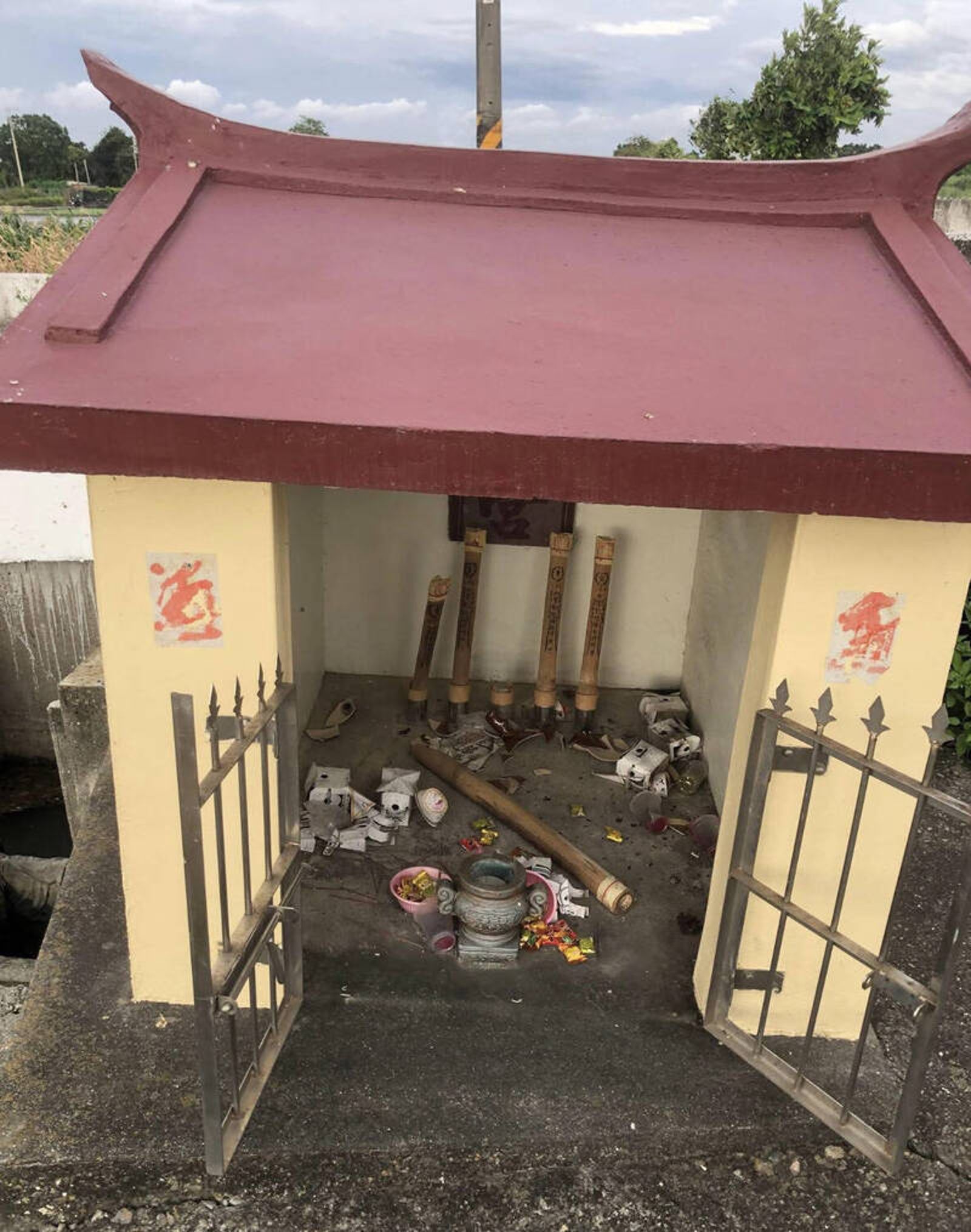 埔鹽「宮廟破壞王」5天毀6廟、倒插香毀祭壇　順澤宮前被捕