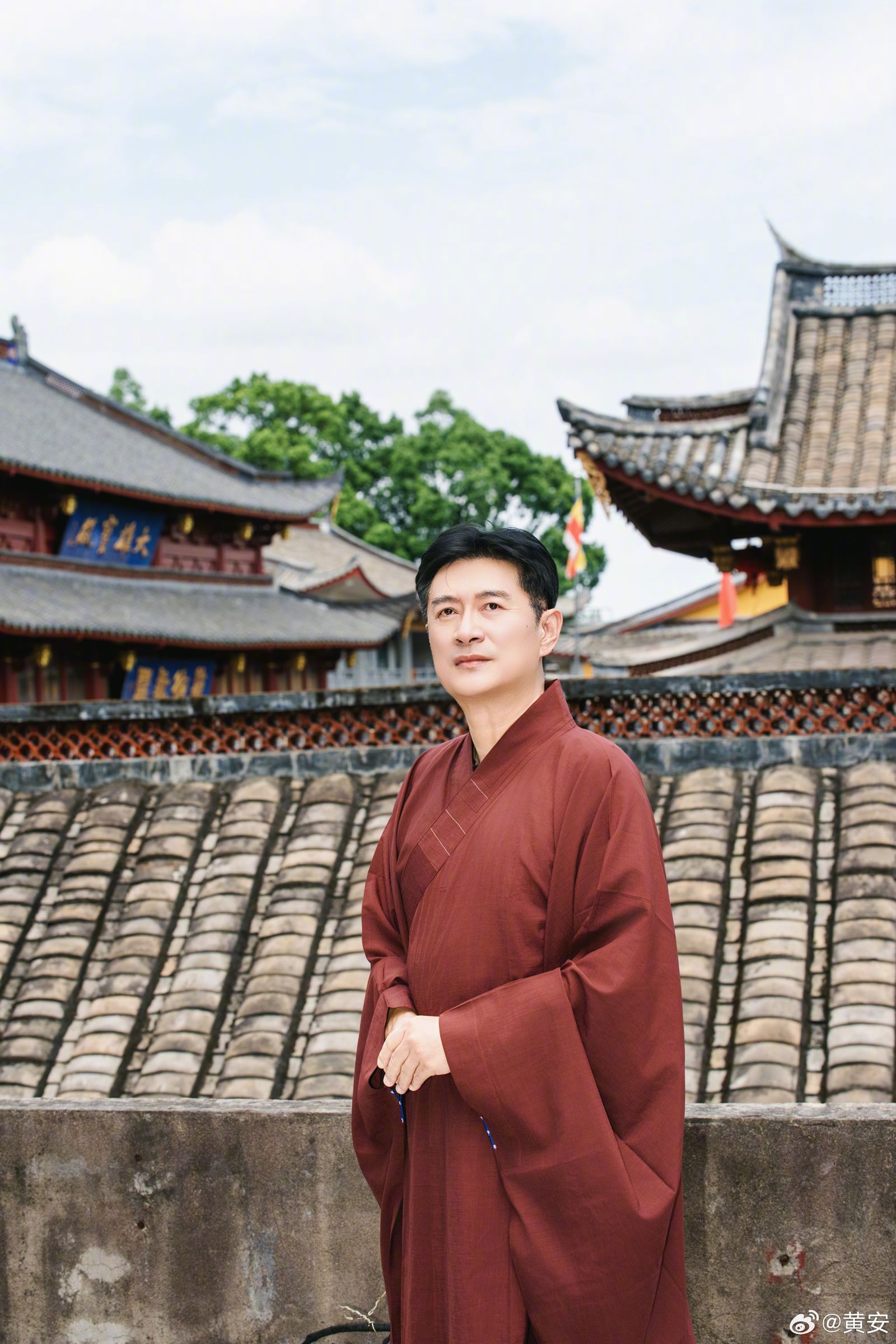 黃安認為自己「已出家」。翻攝微博@黃安