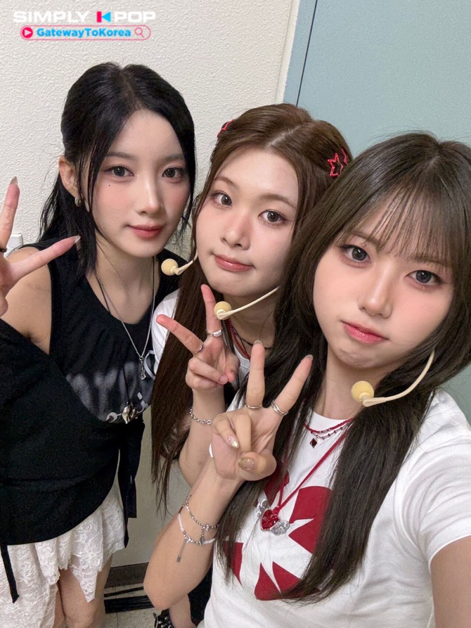 Yuki(左起)、Swan、Ireh。翻攝X @SIMPLY K-POP