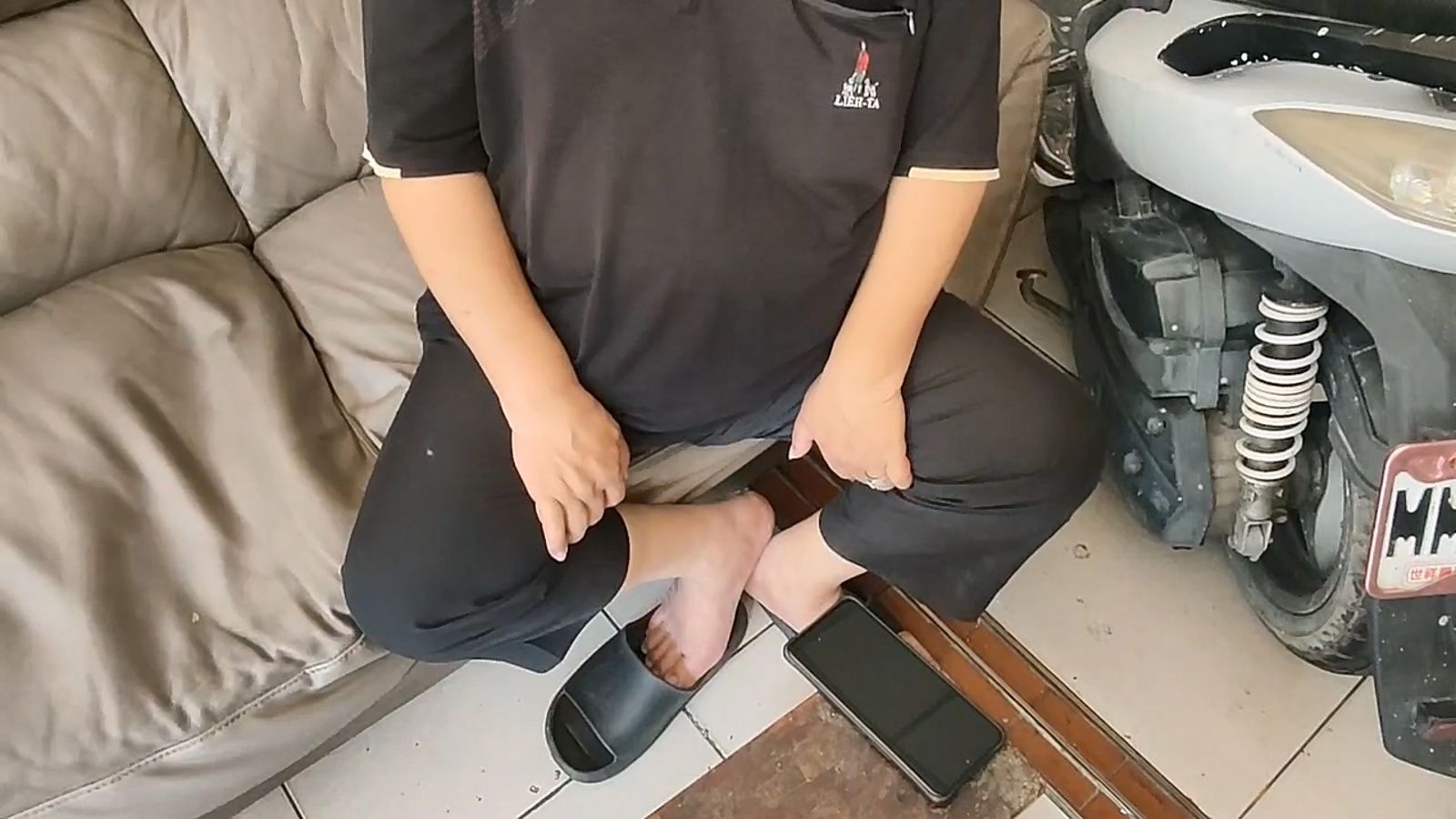 命案現場同住室友回憶案發當時的衝突狀況。讀者提供