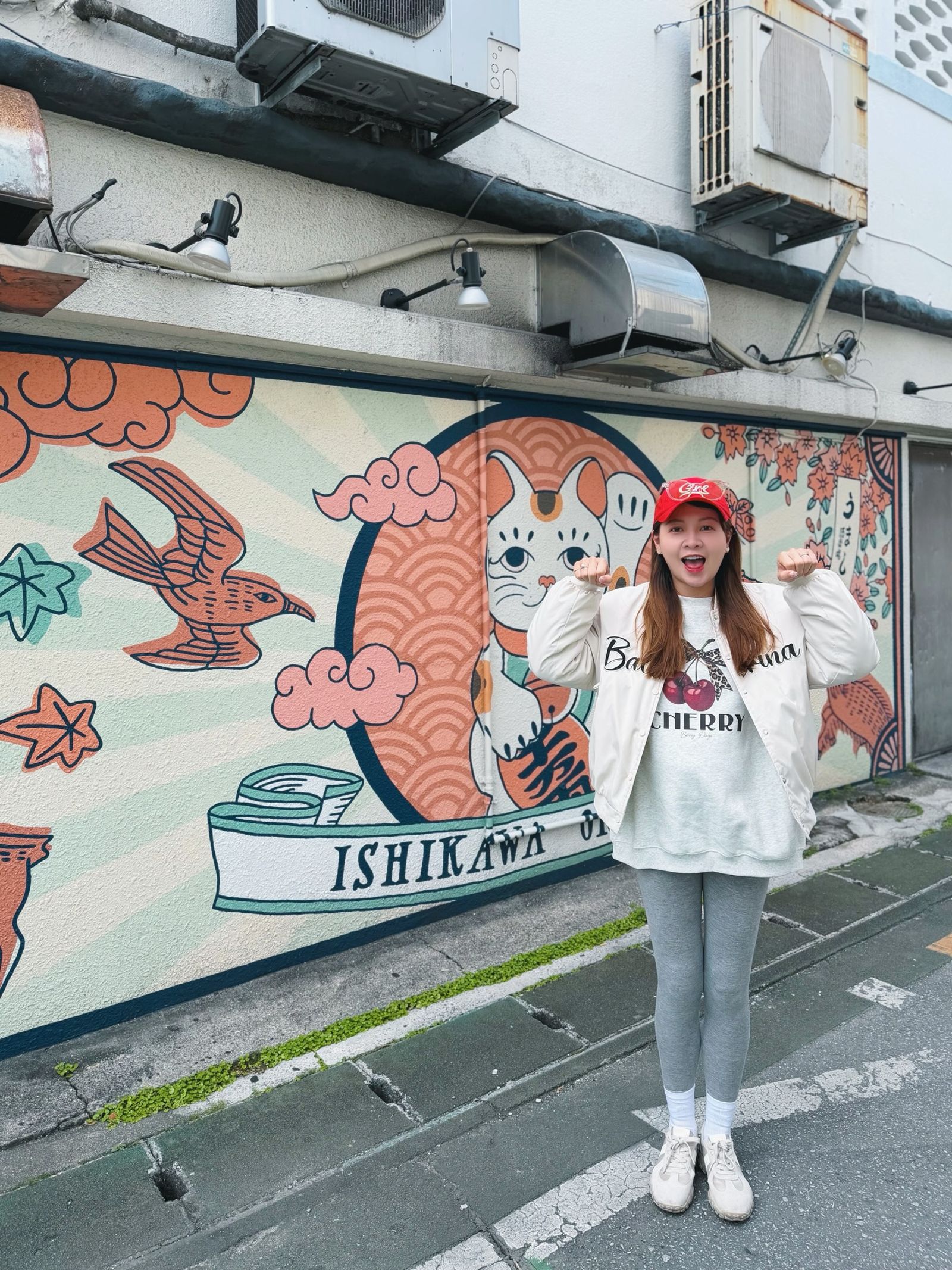 謝京穎產前最後一飛。翻攝臉書