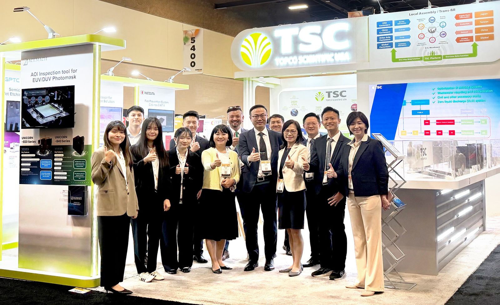 美國半導體展鳳凰城盛大開幕 崇越攜手台日合作夥伴秀實力