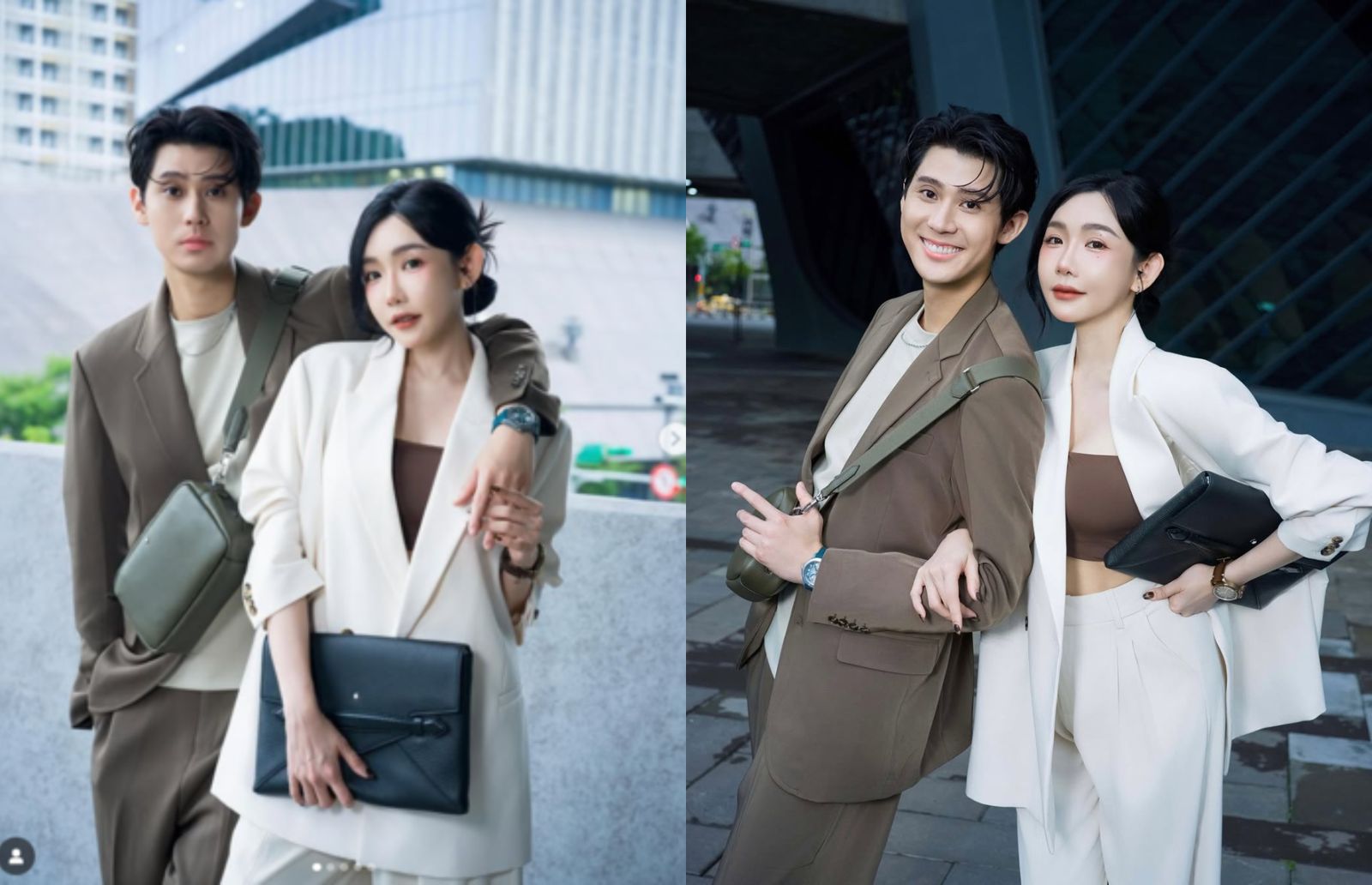 許允樂和李玉璽罕見放閃。IG@lucy___、byleway