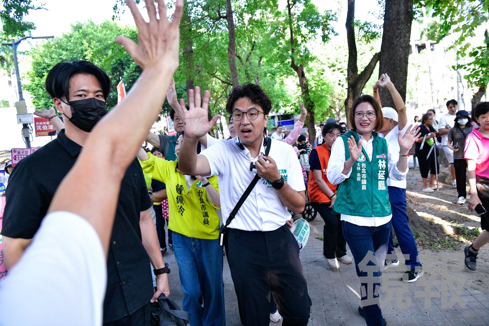 沈伯洋綠營票倉大同區民調輸蔣萬安 今晚赴延三夜市拜票再拚洋流