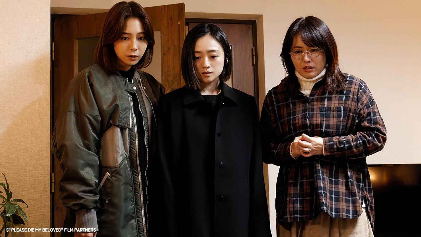 相武紗季（左起）、安達祐實、磯山沙也加飾演的三位人妻，劇中將對丈夫使出什麼樣的報復手段，觀眾都拭目以待。Hami Video提供