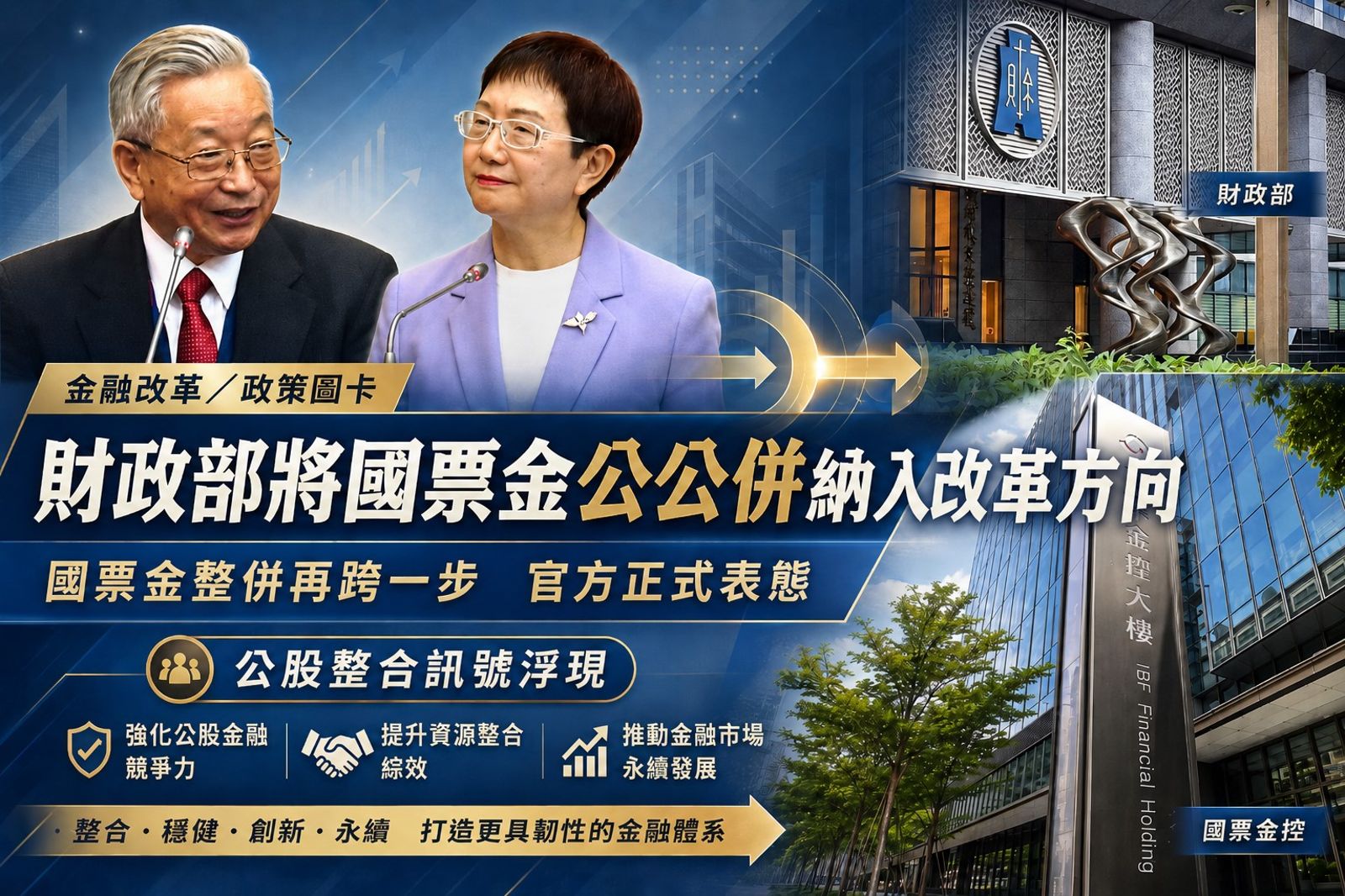 國票金「招親」財政部背書!重要民股也點頭 整併只剩3大懸念