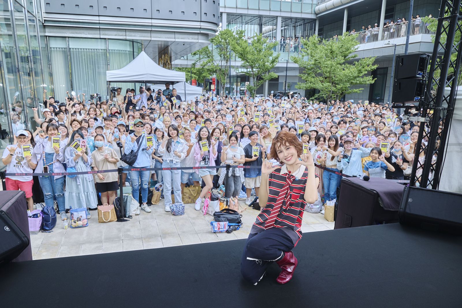 曾沛慈5日出席新專輯簽唱會。華研提供