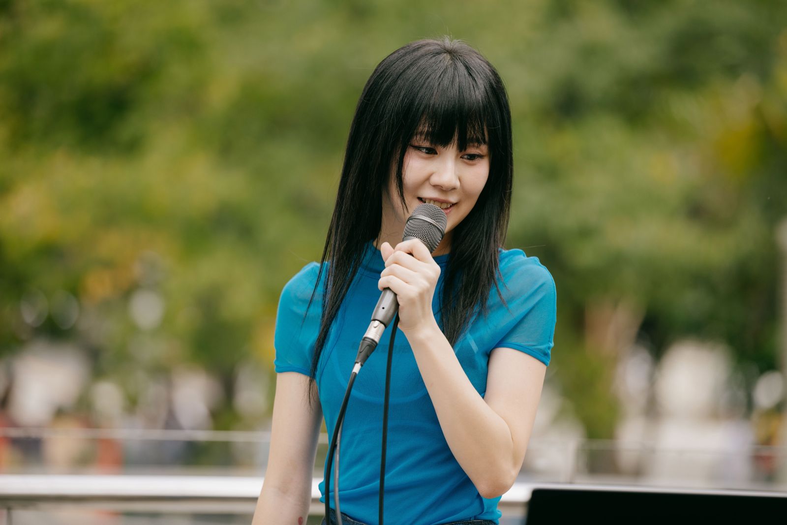 白安逃離連日陰雨！現身台中俏皮喊話「大型I人聚會」