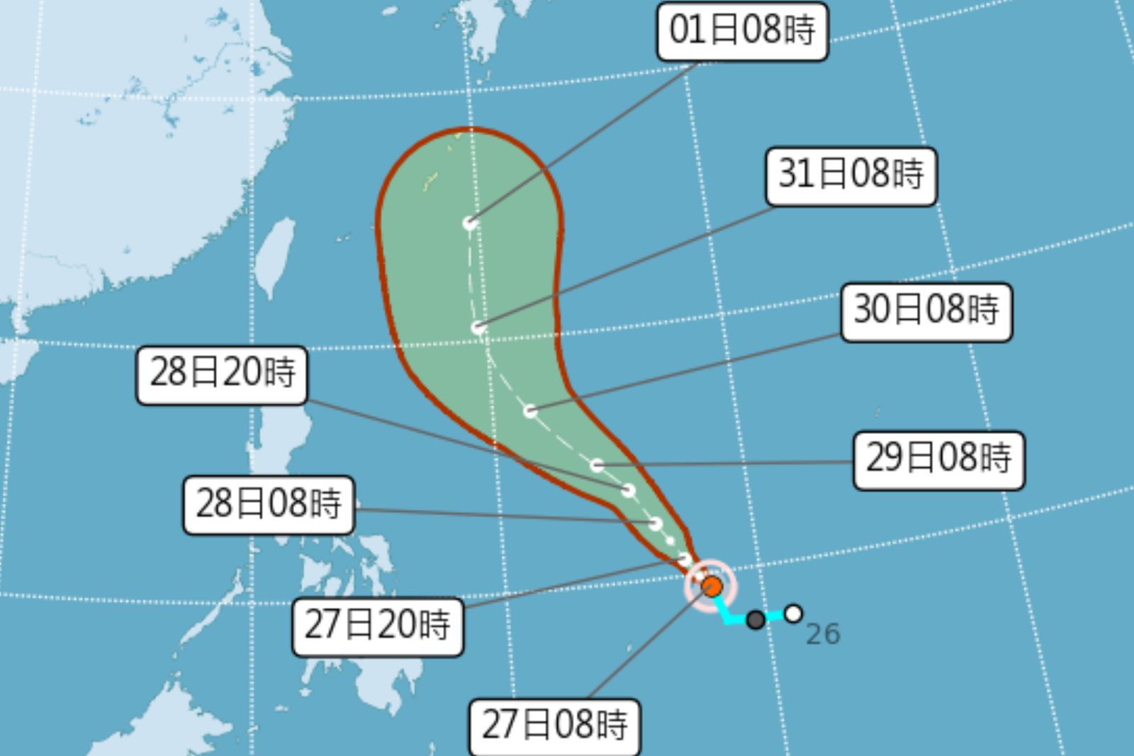 薔蜜颱風生成了! 專家預估「至少中颱」:對台影響不容小覷