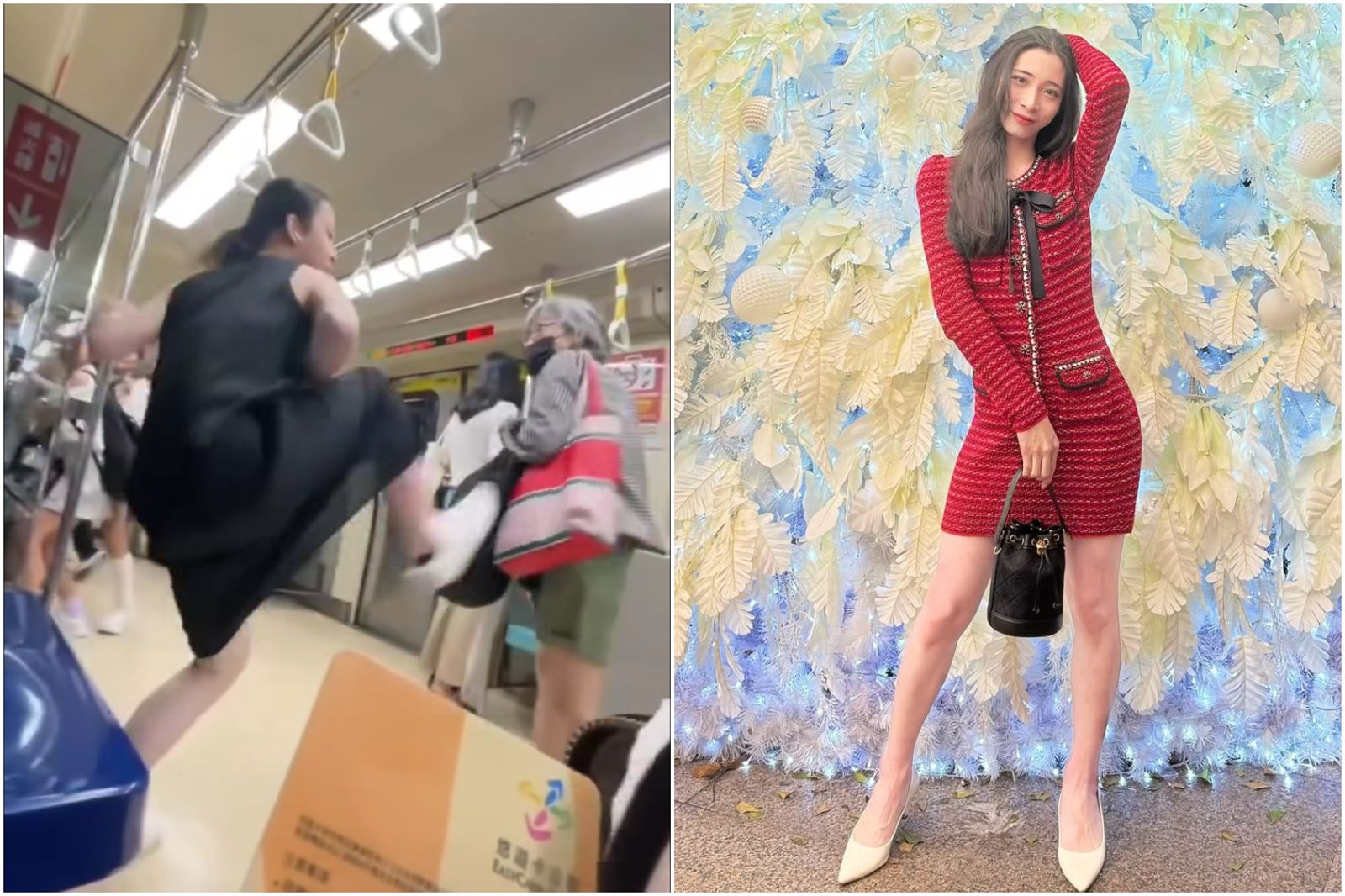 一腳踹飛阿嬤!北捷年輕人是台大高材生 網讚:為民除害的優雅超人