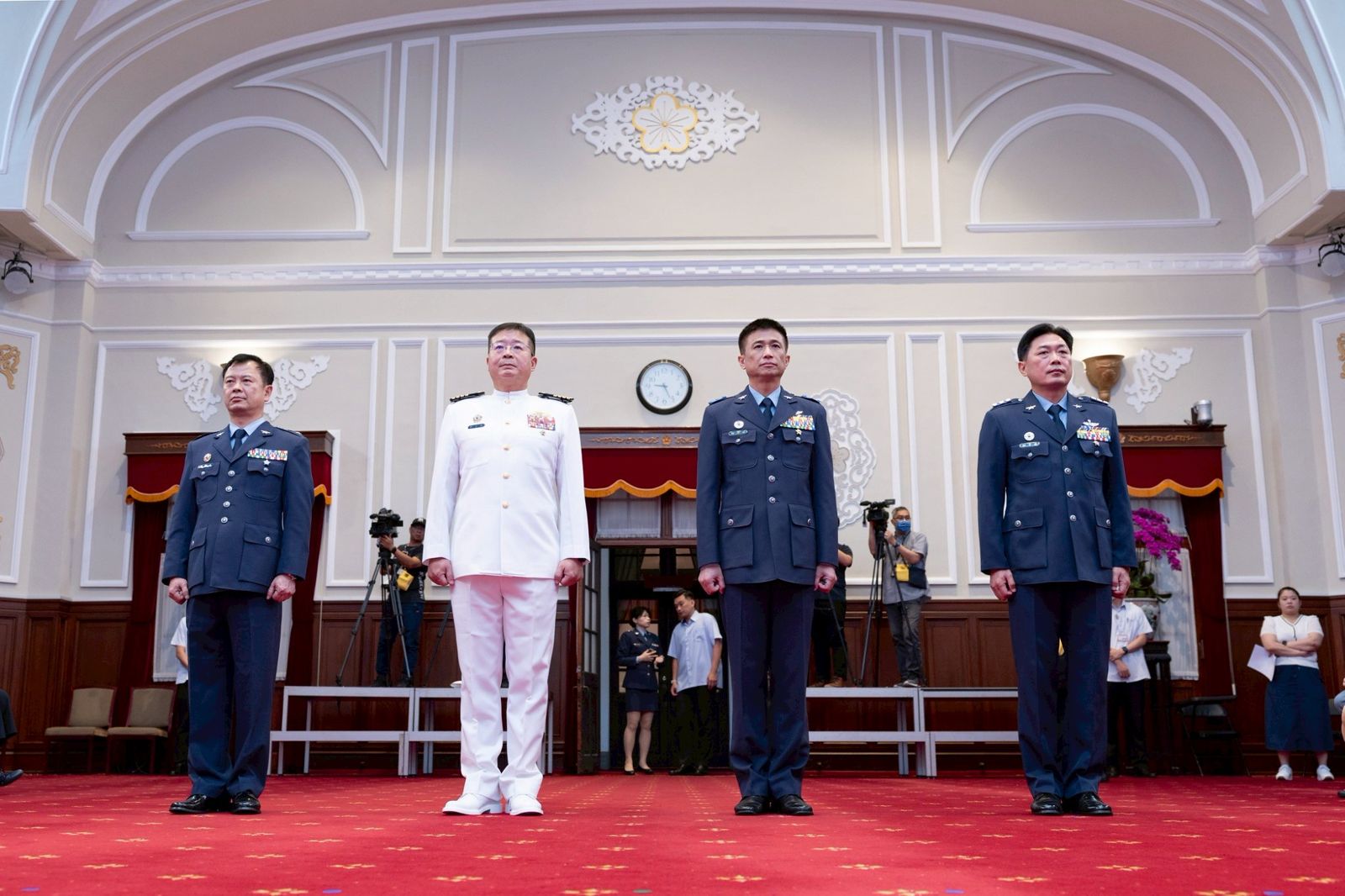 賴清德主持將官晉任典禮！解駿山升中將　鄭永熙、鍾坤昌、劉育藤升少將