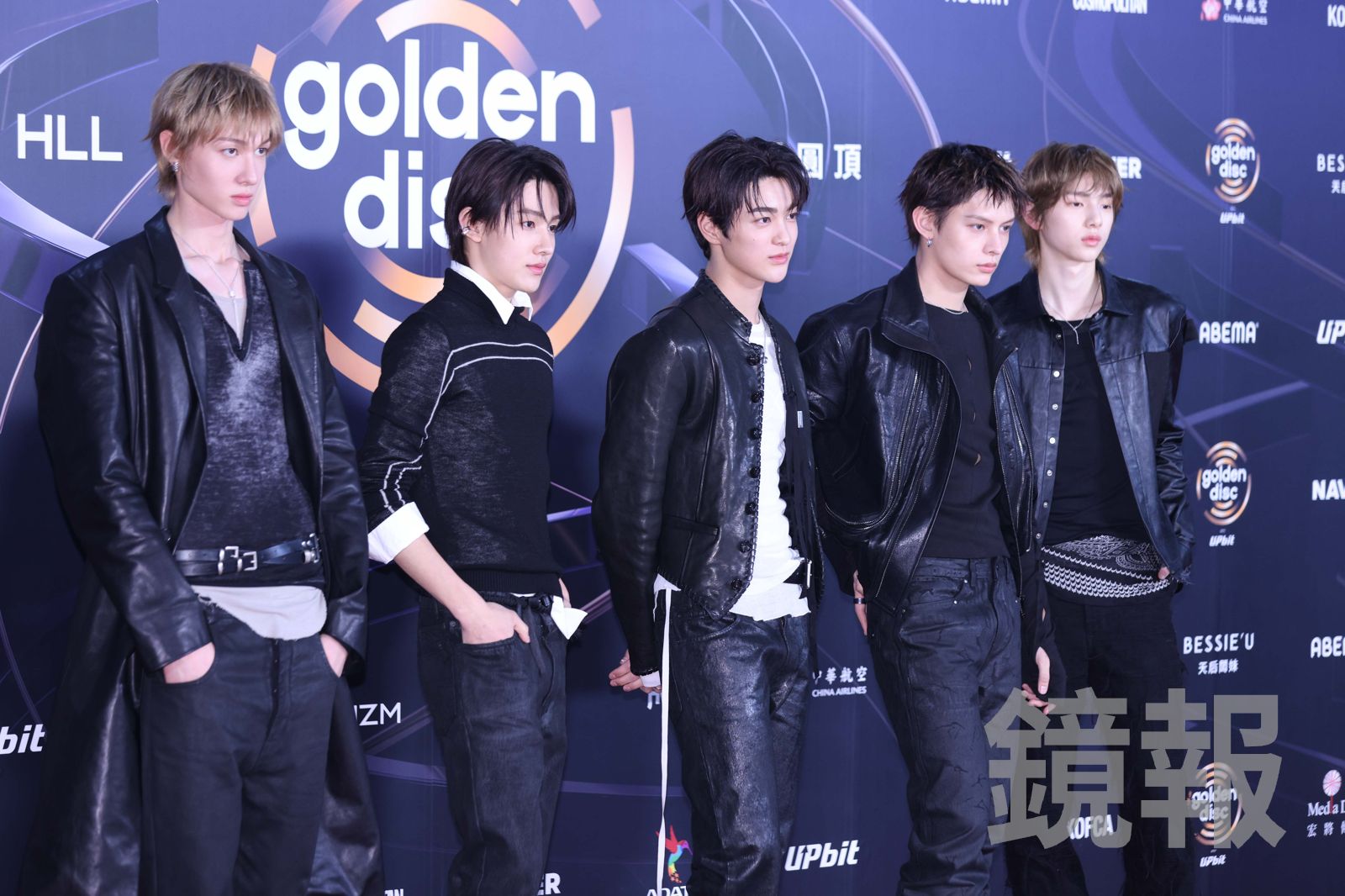 第40屆金唱片紅毯，CORTIS。劉耀雲匀攝