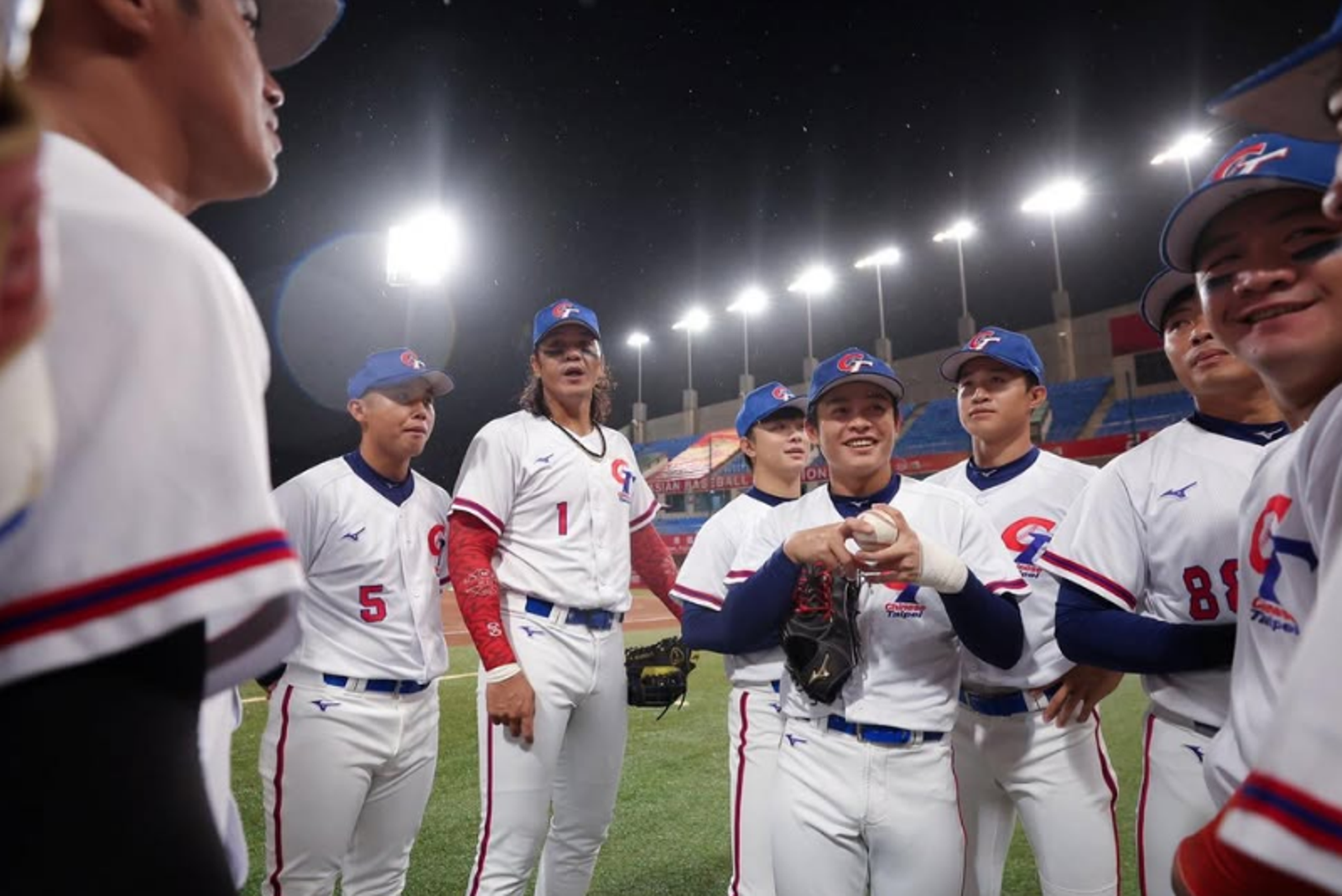 中華隊預賽3戰全勝且全數提前扣倒對手，以分組第1晉級超級循環賽。圖／中華棒協