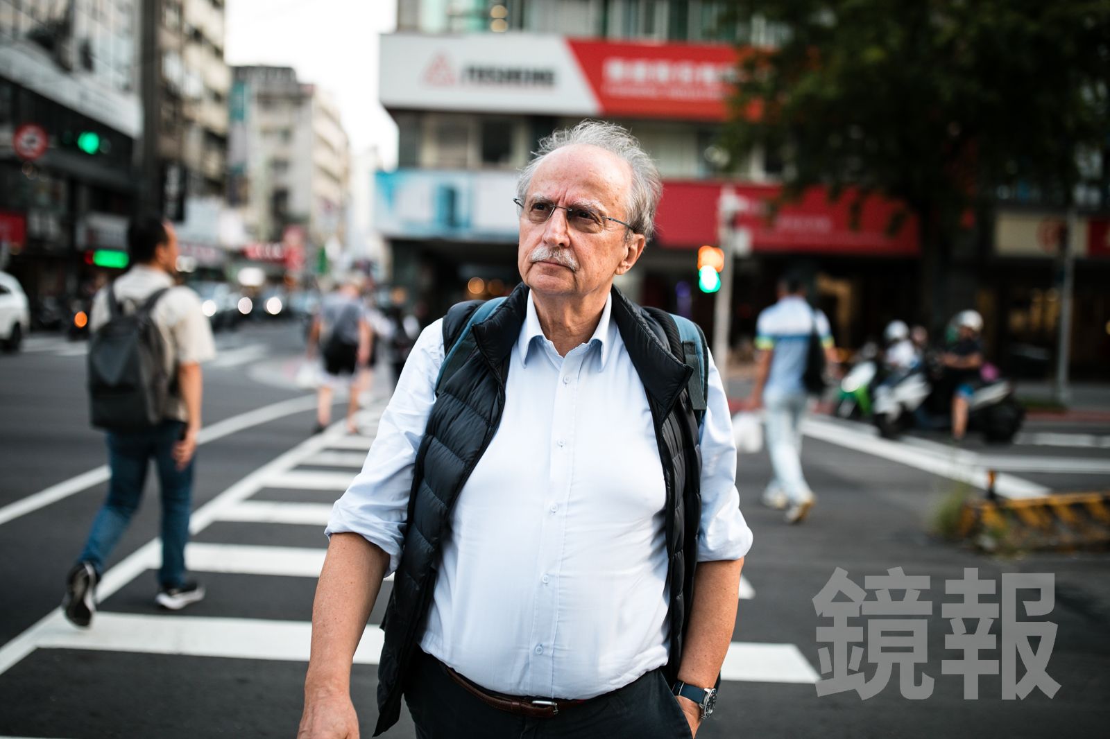 董尼德分析，中共近期不斷加強對台滲透，其目的就是要動搖民心，最後在不動干戈的情況下，迫使台灣屈服讓步。（圖／鄒保祥攝）