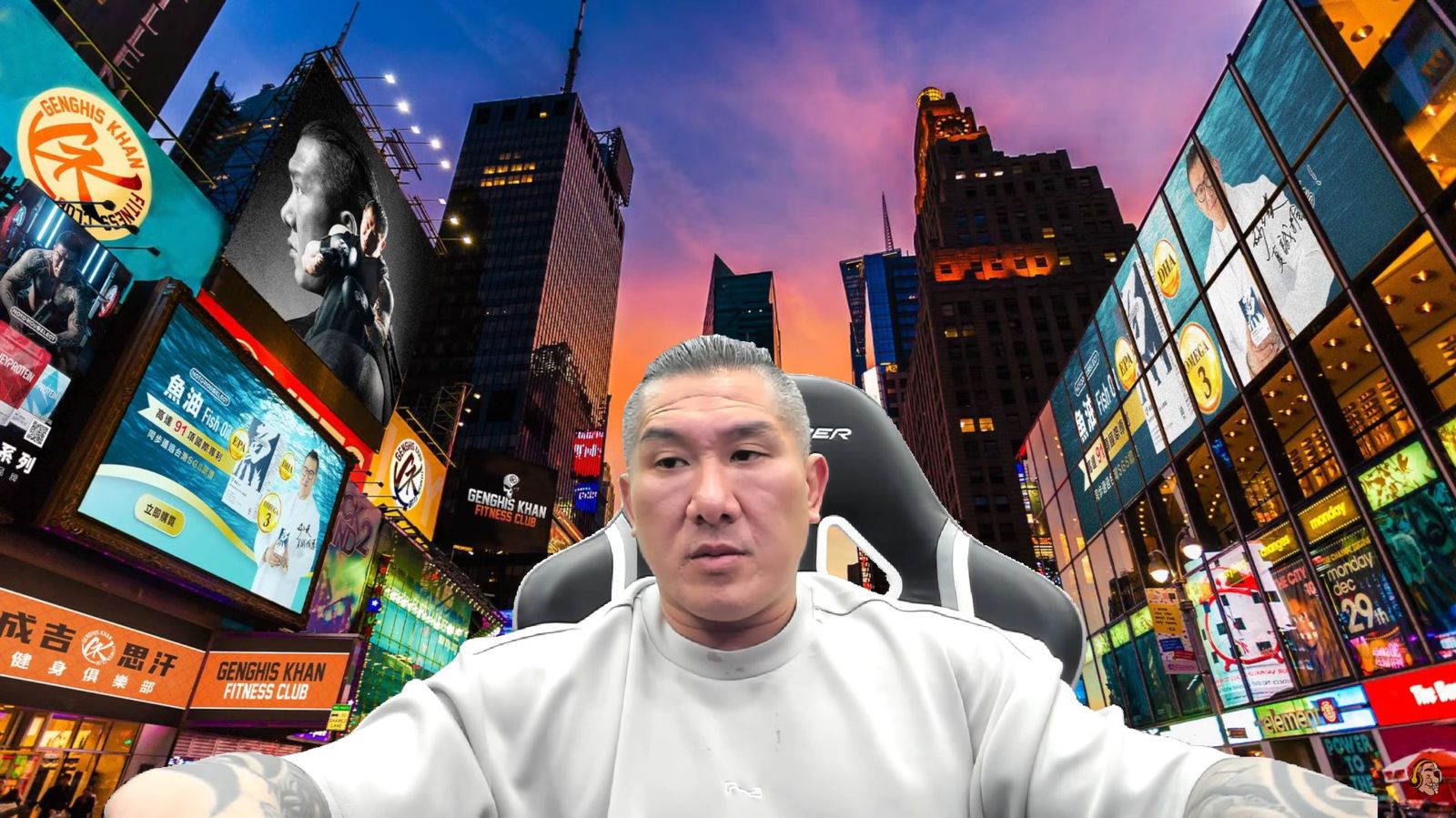 館長開直播反擊李慶元的爆料。圖／翻攝自YouTube／館長惡名昭彰