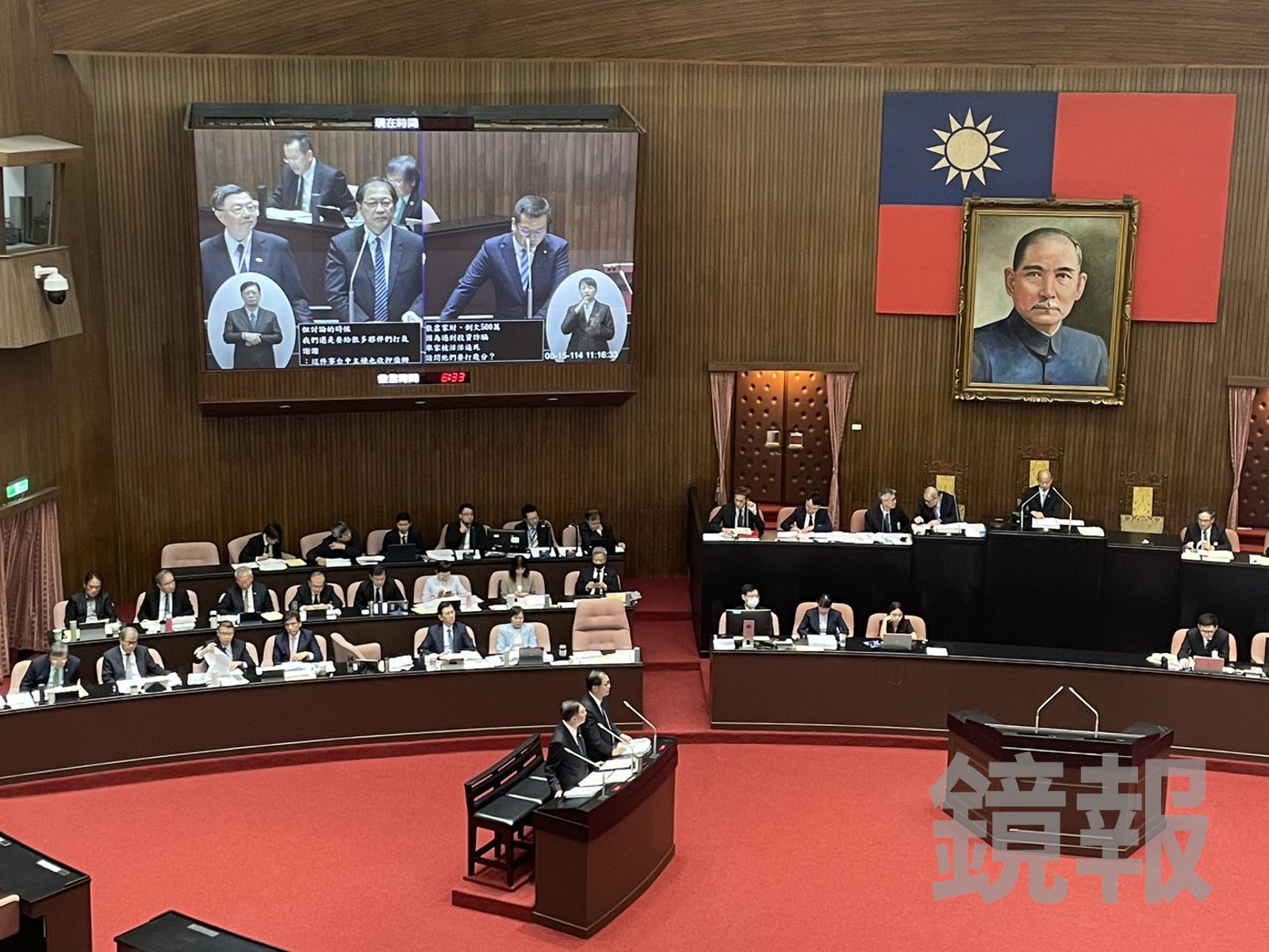 行政院長卓榮泰今天（15日）受邀至立院針對「打詐2.0」進行專案報告並備質詢。（圖／陳凱貞攝）