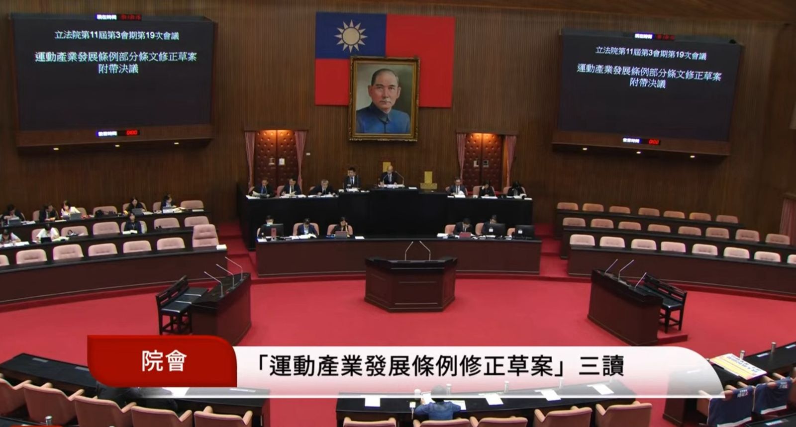 《運產條例》修正三讀　企業贊助運動產業擴大抵稅至175%