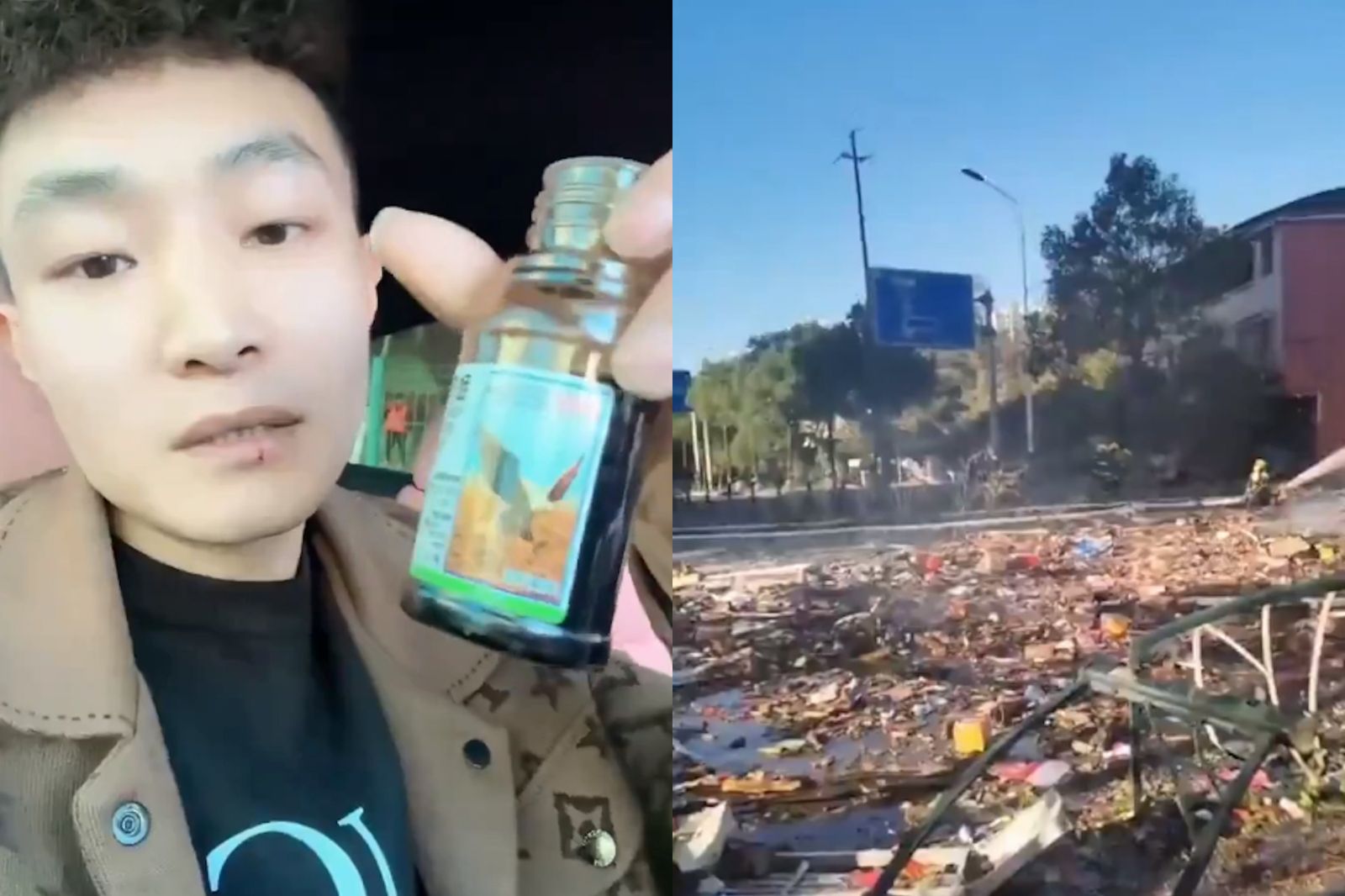 不滿13官員貪汙！煙火店老闆自炸店面、喝農藥輕生亡
