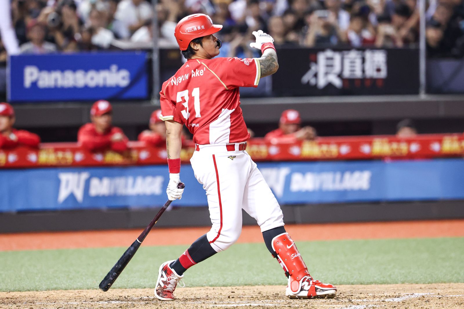 味全龍「大師兄」林智勝引退。味全龍提供