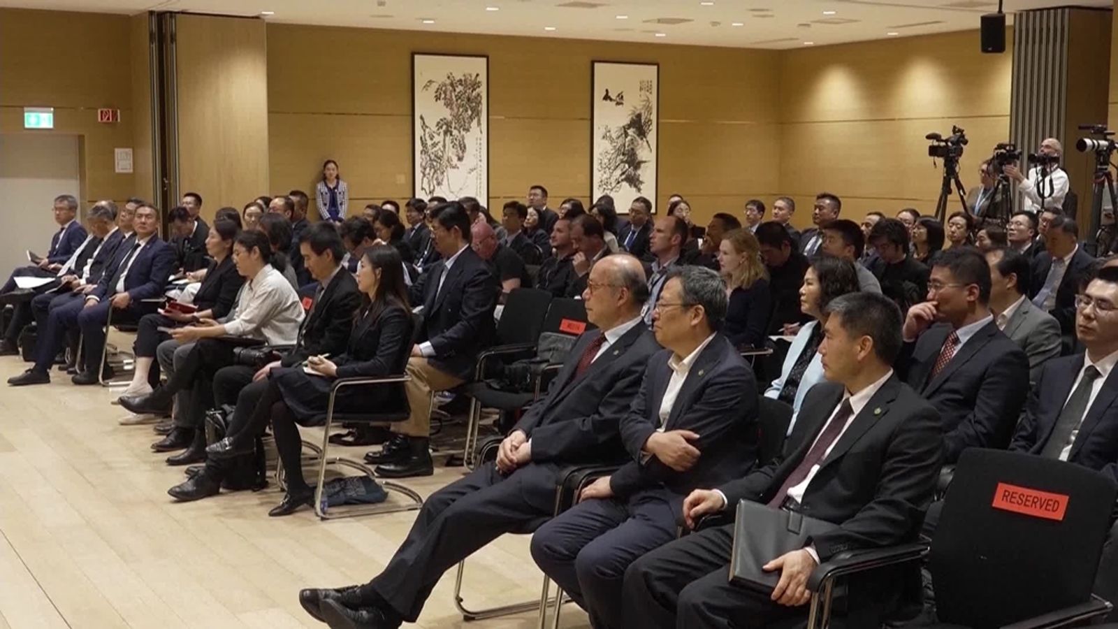 中美經貿會談中方新聞發布會。圖片取自東方IC