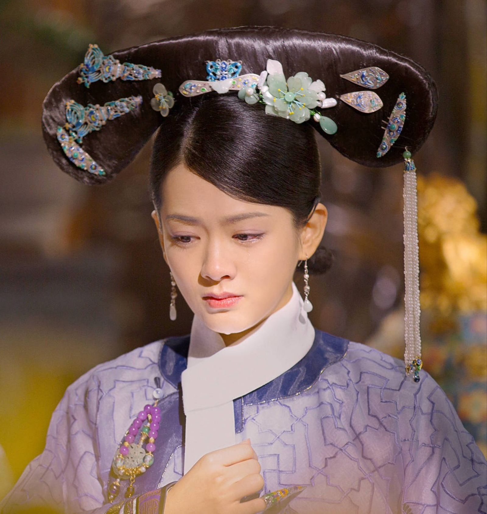 陳昊宇曾在《如懿傳》中飾演「舒妃」一角。翻攝微博