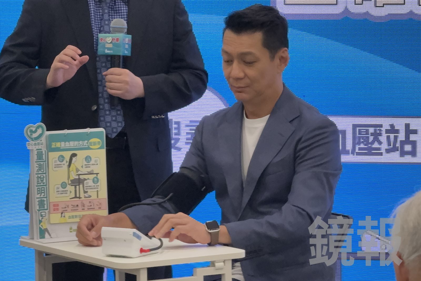 聶雲笑稱血壓隨台幣匯率波動。潘佳琪攝