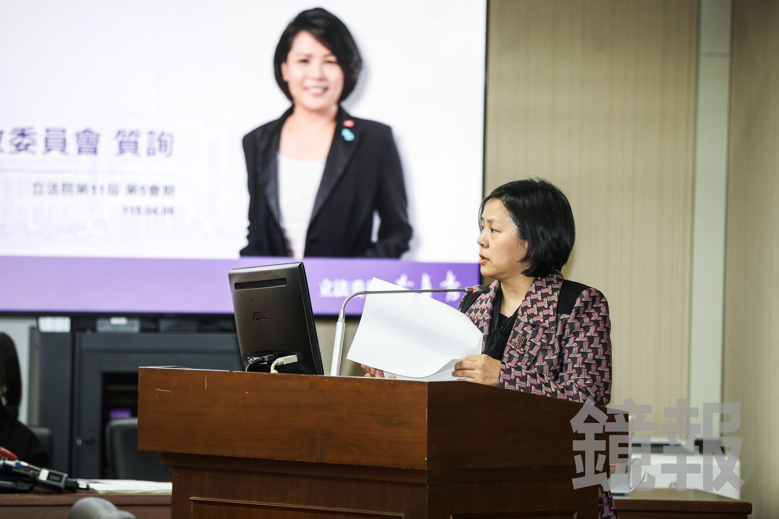 李貞秀內政委員會繼續空氣質詢　藍召委廖先翔這次不挺她：尊重行政官員沈默