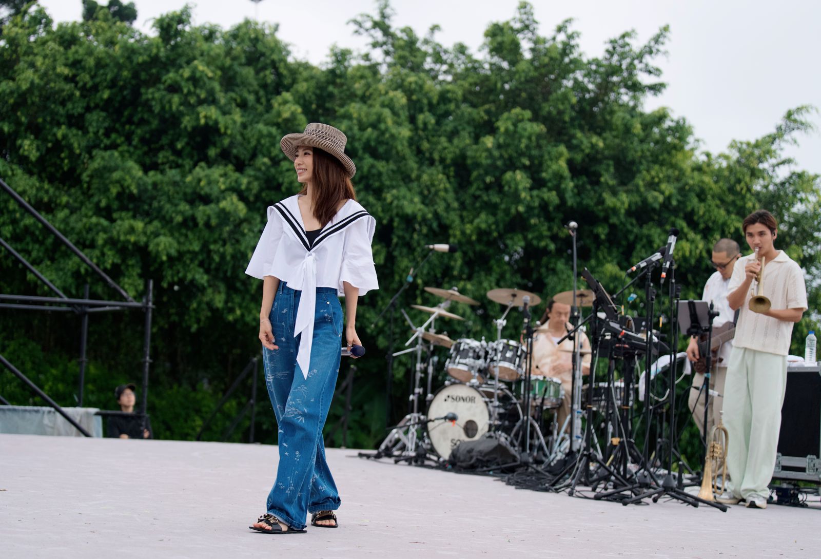 田馥甄的「田調」小巡演上週末在南投埔里舉行。何樂音樂提供