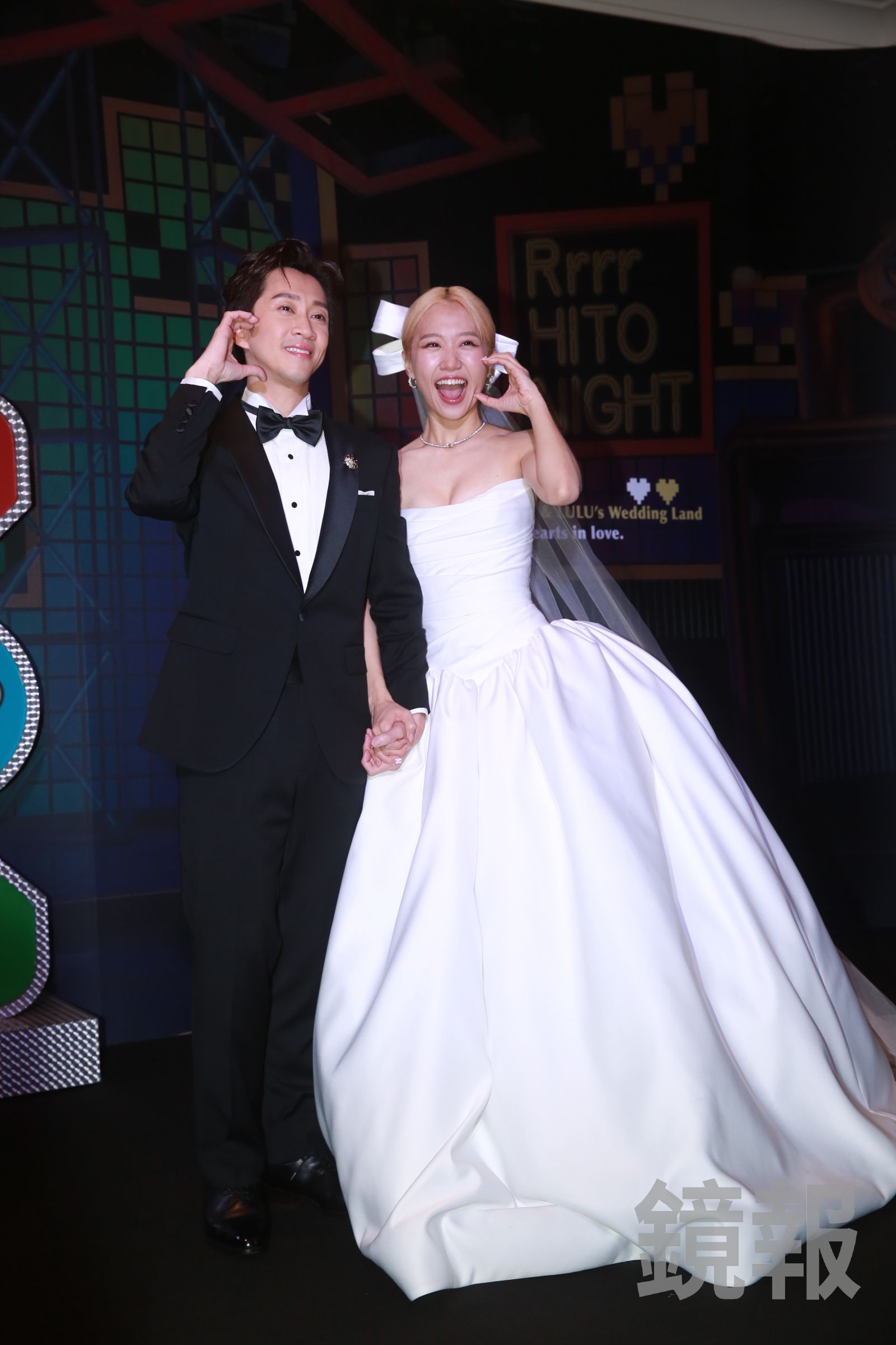 陳漢典與Lulu今晚舉行婚宴，席開70桌。李鍾泉攝