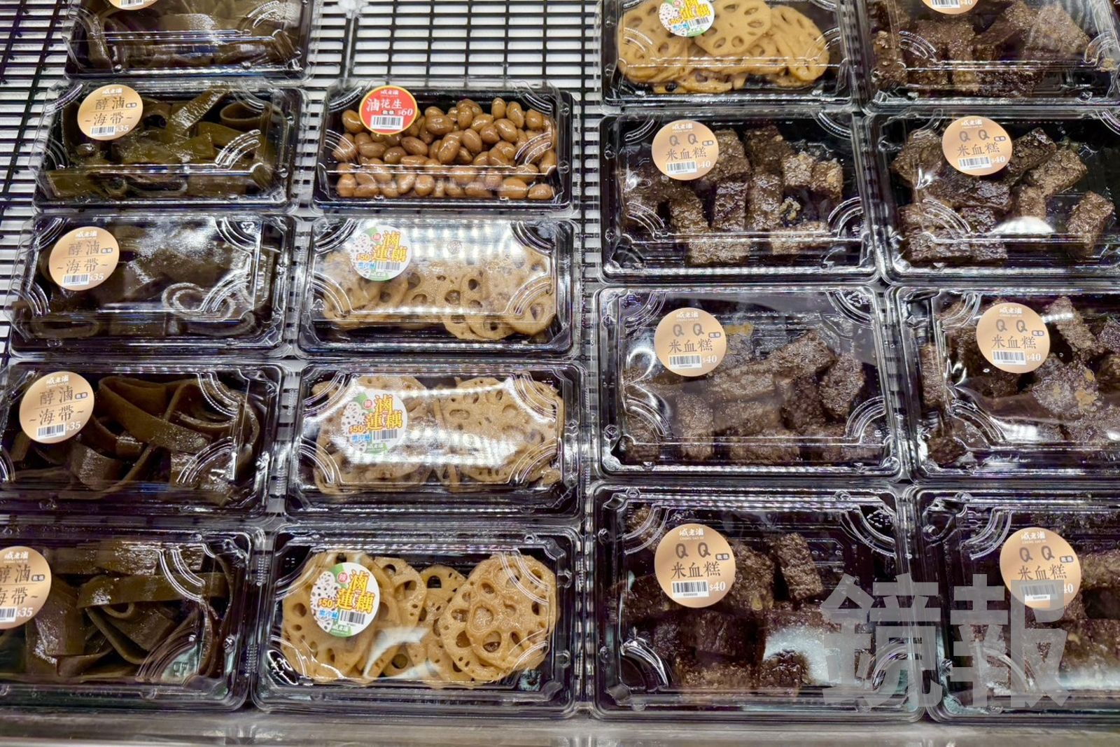 小菜種類選擇很多，同樣滷得入味。