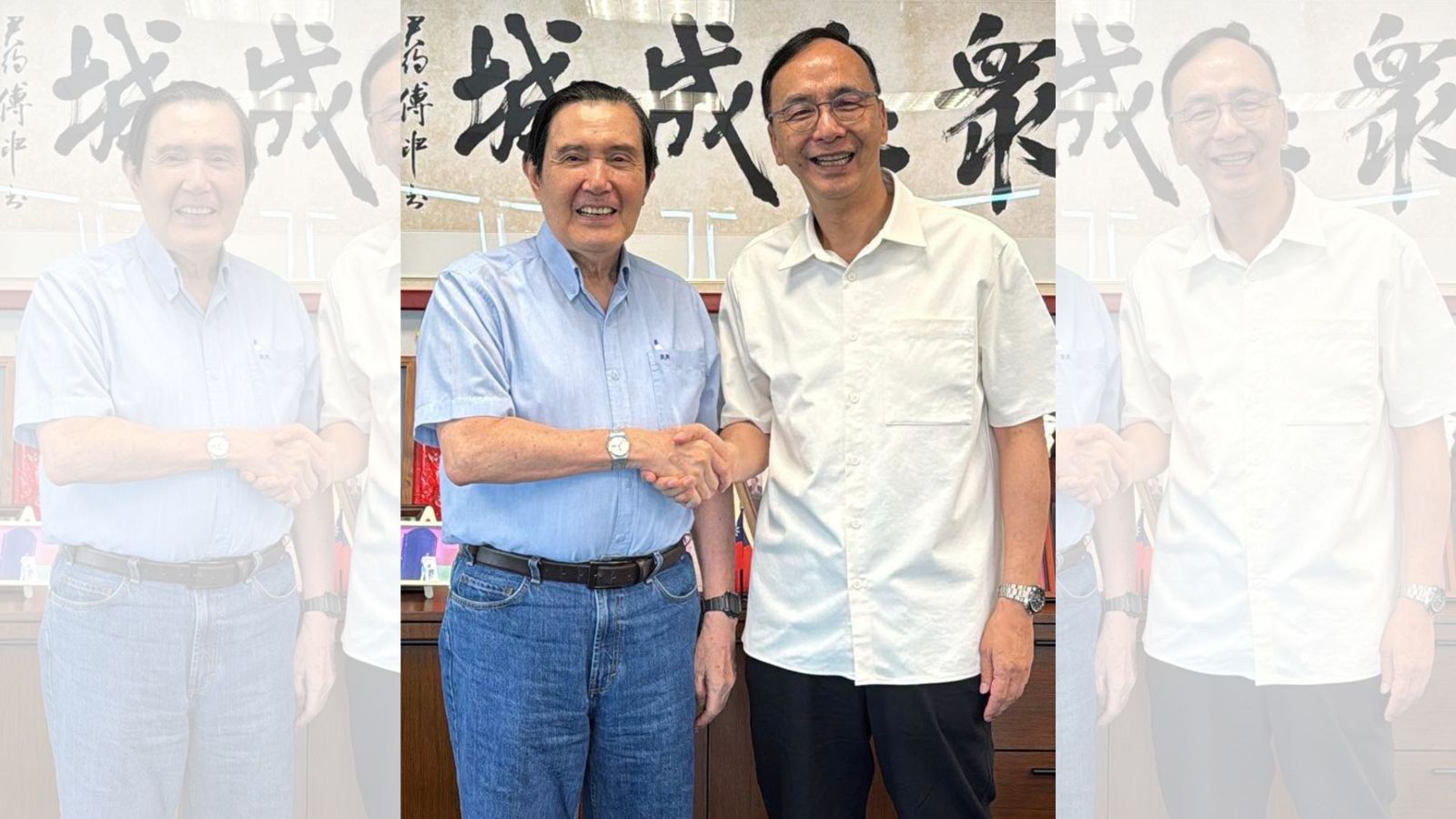 馬英九下週將過76歲生日 朱立倫提前探望祝壽曬合照