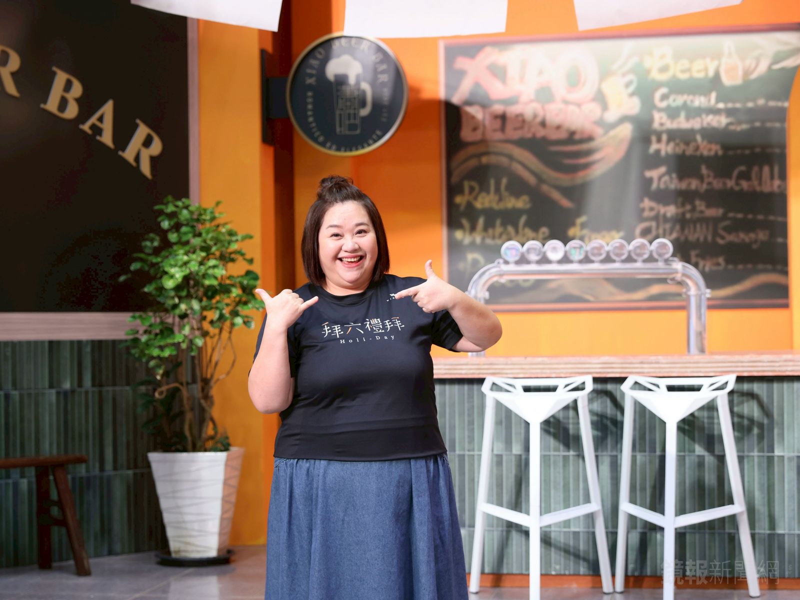 鍾欣凌出席《拜六禮拜》記者會。劉耀勻攝