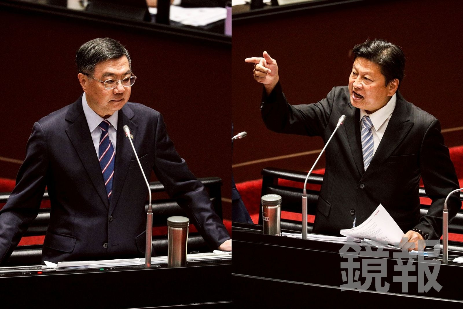 傅崐萁質詢敲桌逼問救災主責單位！卓榮泰不忍了反嗆：我們搶救生命、你搶救政治生命