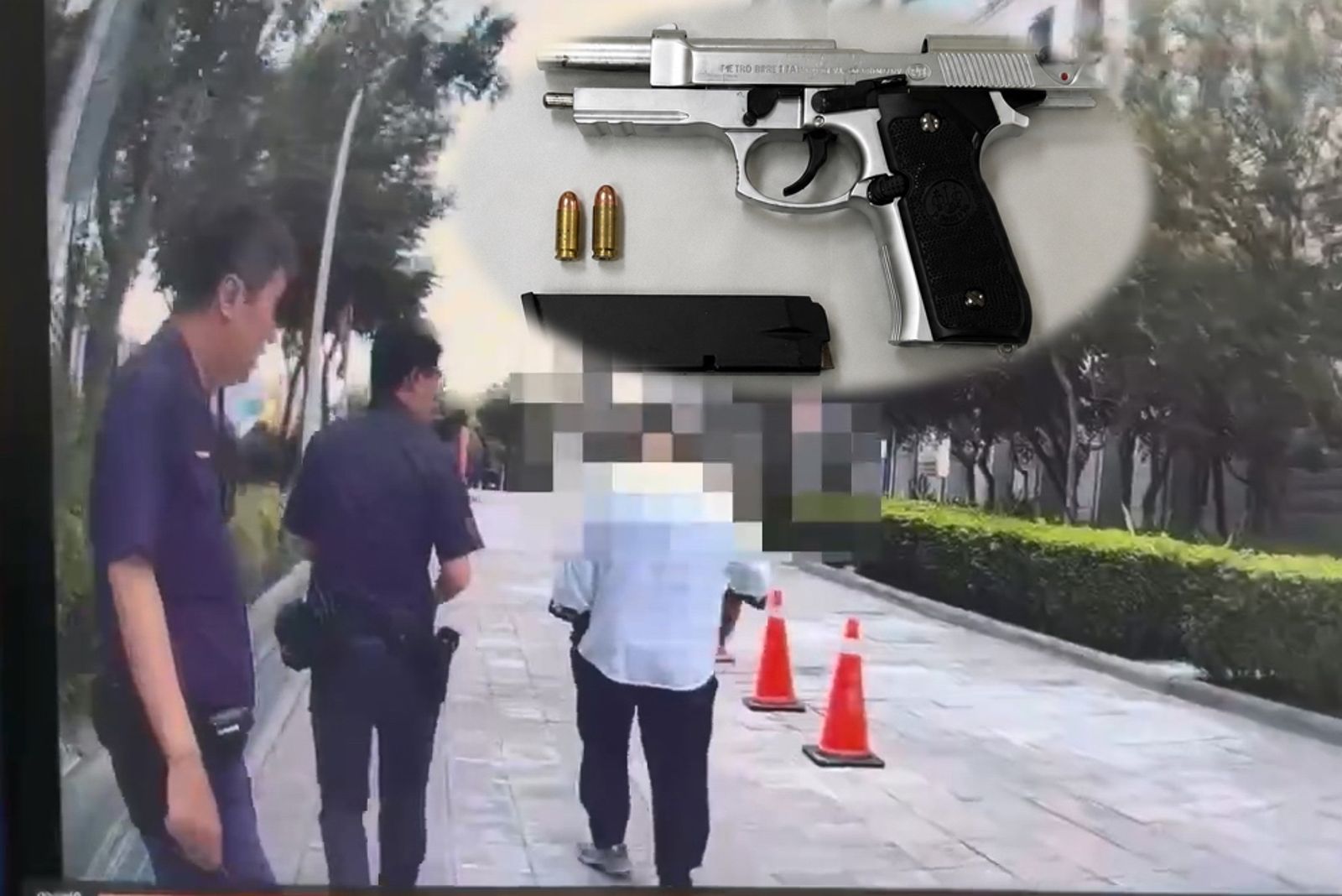 槍放包包「忘了拿出」!男子攜改造槍枝闖法院出席調解 安檢門狂響當場遭法警制伏