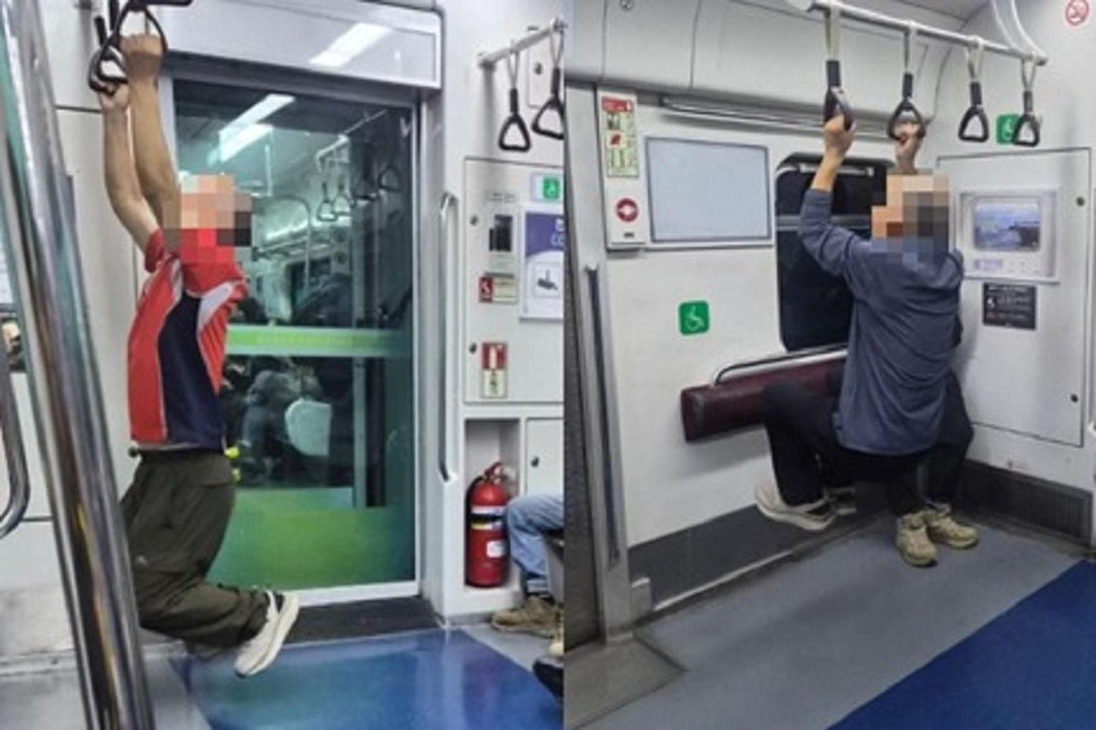南韓變成中國的形狀?把地鐵車廂當健身房 迷惑行為暴增