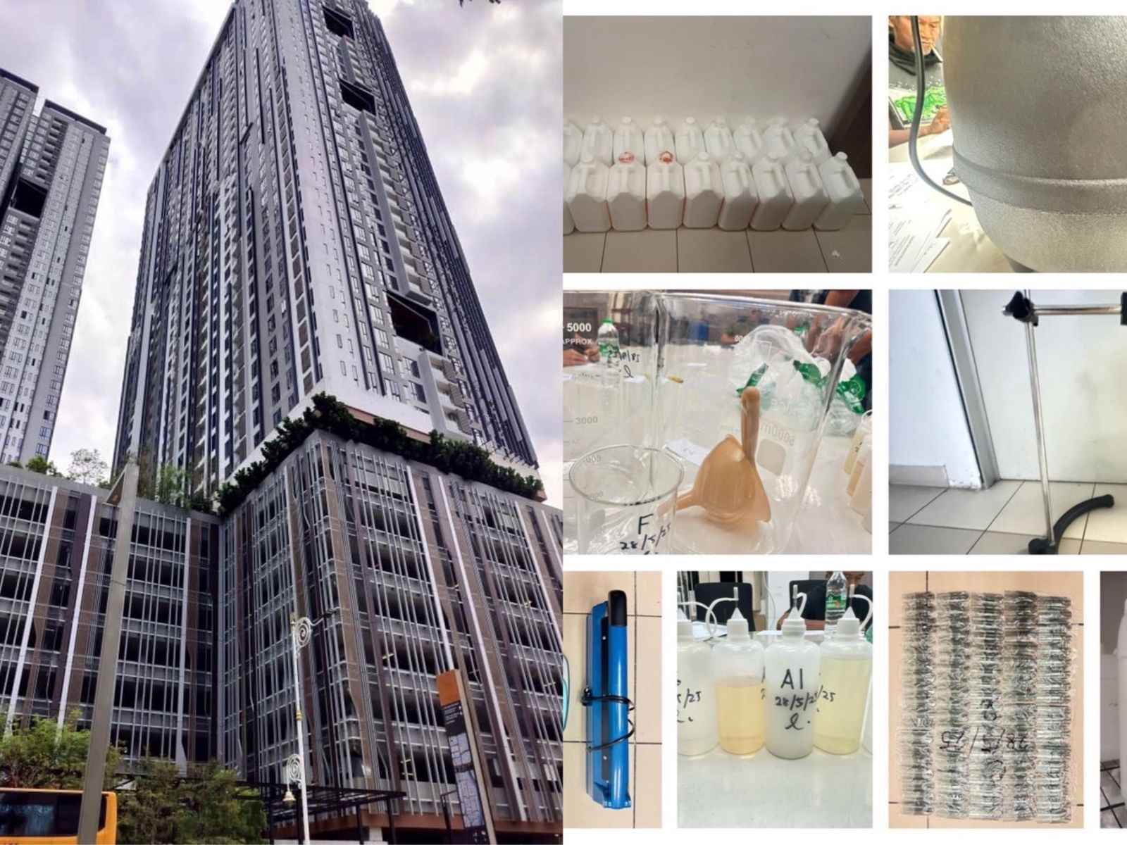 台人變製毒輸出者!2男赴馬國搞毒工廠 高樓煮安毒103公斤市價破2300萬