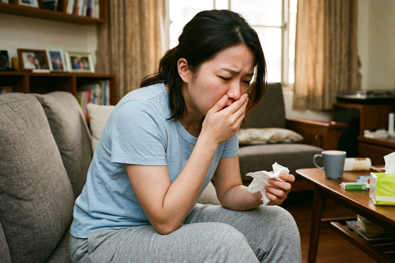 A流吃完克流感還一直咳?醫曝:咳嗽恐持續1到3週,真正危險是「先好再壞」