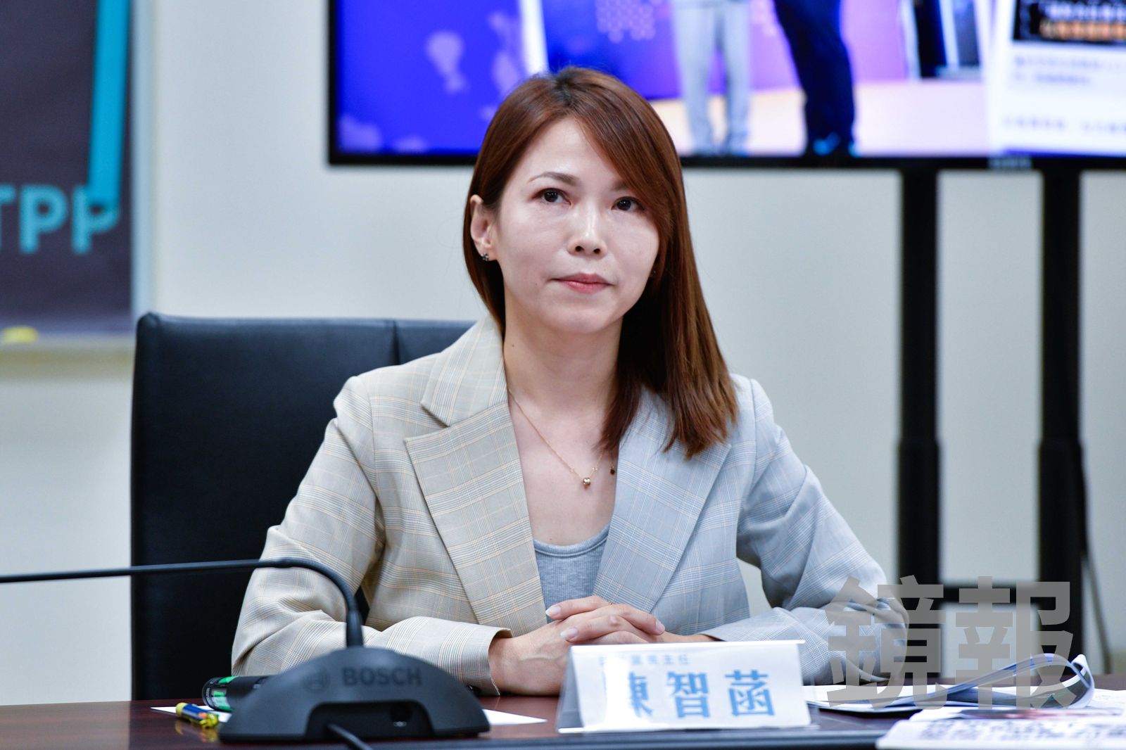 針對前立委黃珊珊指昔參選台北市長獲得的34萬票「不屬於任何政黨」,民眾黨團主任陳智菡今天(14日)強調,黃受柯文哲非常多栽培。資料照片。攝影李智為