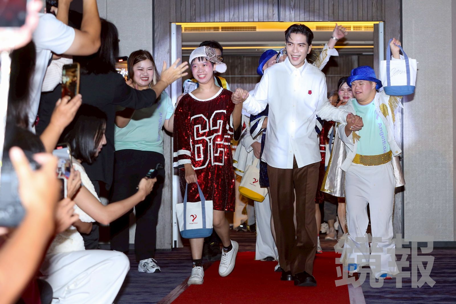 蕭敬騰出席「台灣遲緩兒 天使樂園15週年」公益活動。李鍾泉攝