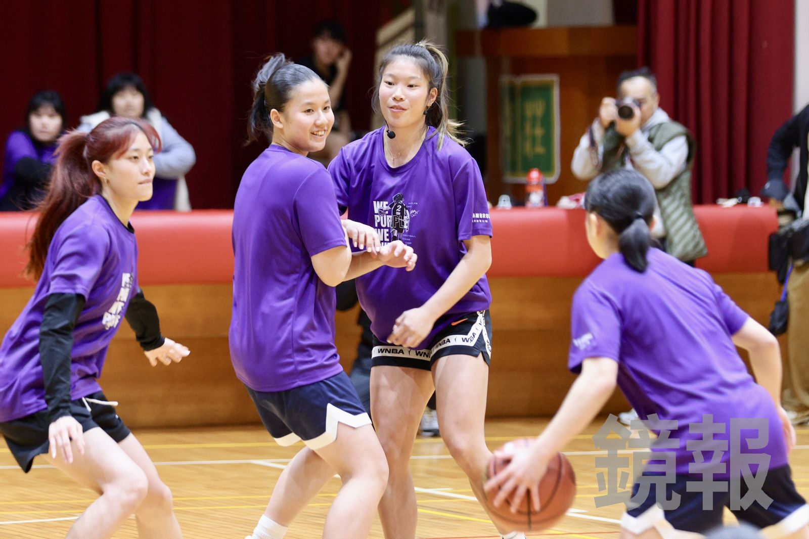 台裔女武神化身客座教練！陳紫柔傳承WNBA經驗　勉勵女籃小將紮根基本功