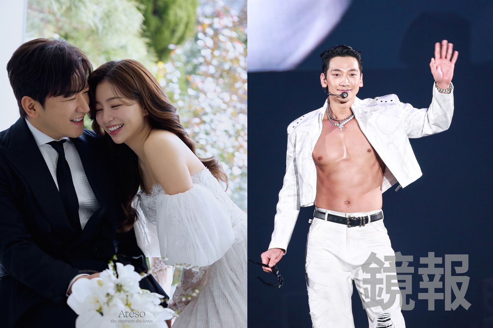 46歲神話李玟雨補辦婚禮！9道菜宴客＋2團友主持　Rain缺席原因曝光甜炸