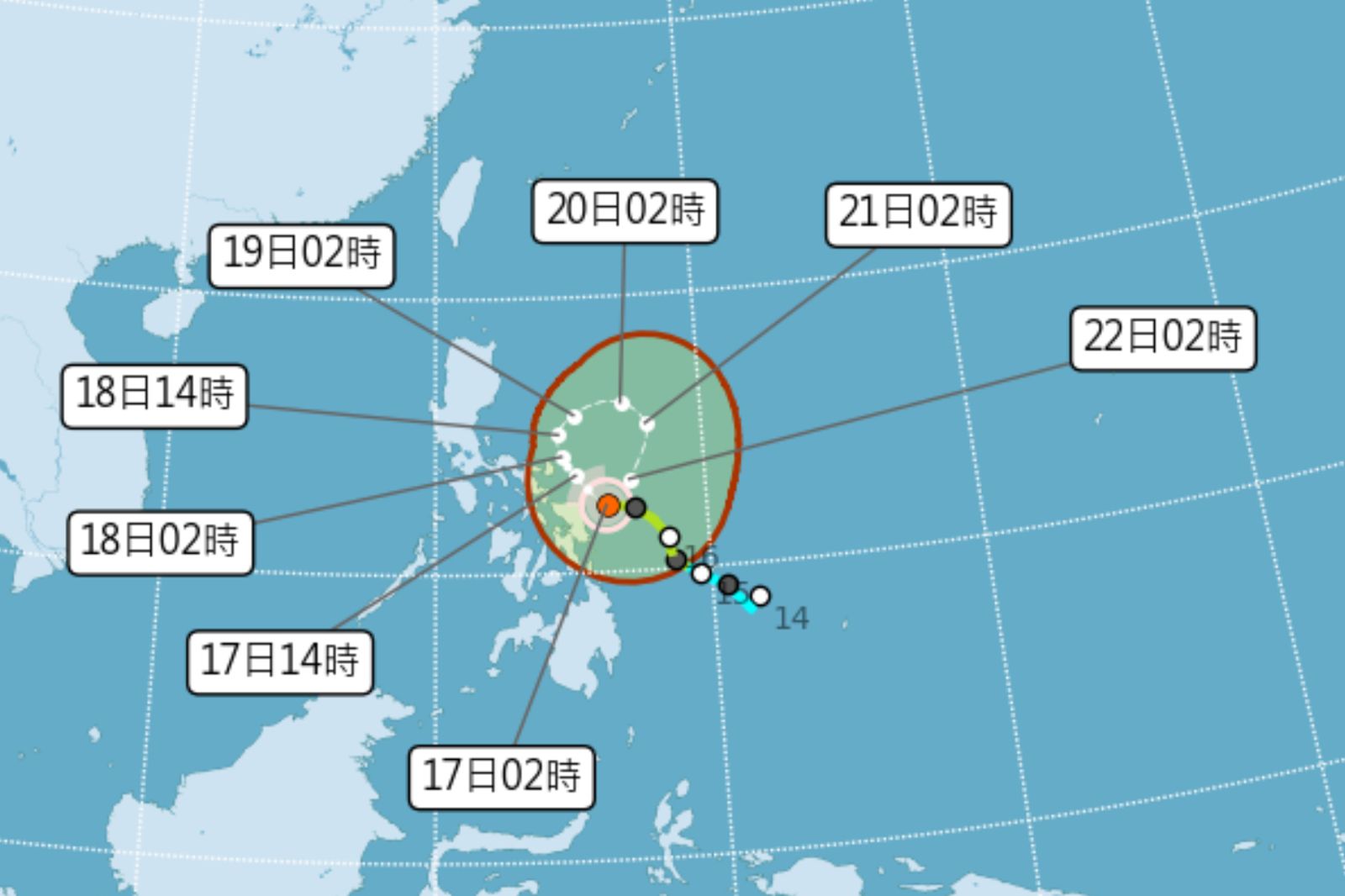 「洛鞍」颱風原地打轉　「這天」起氣溫溜滑梯！下探8度還會下雪