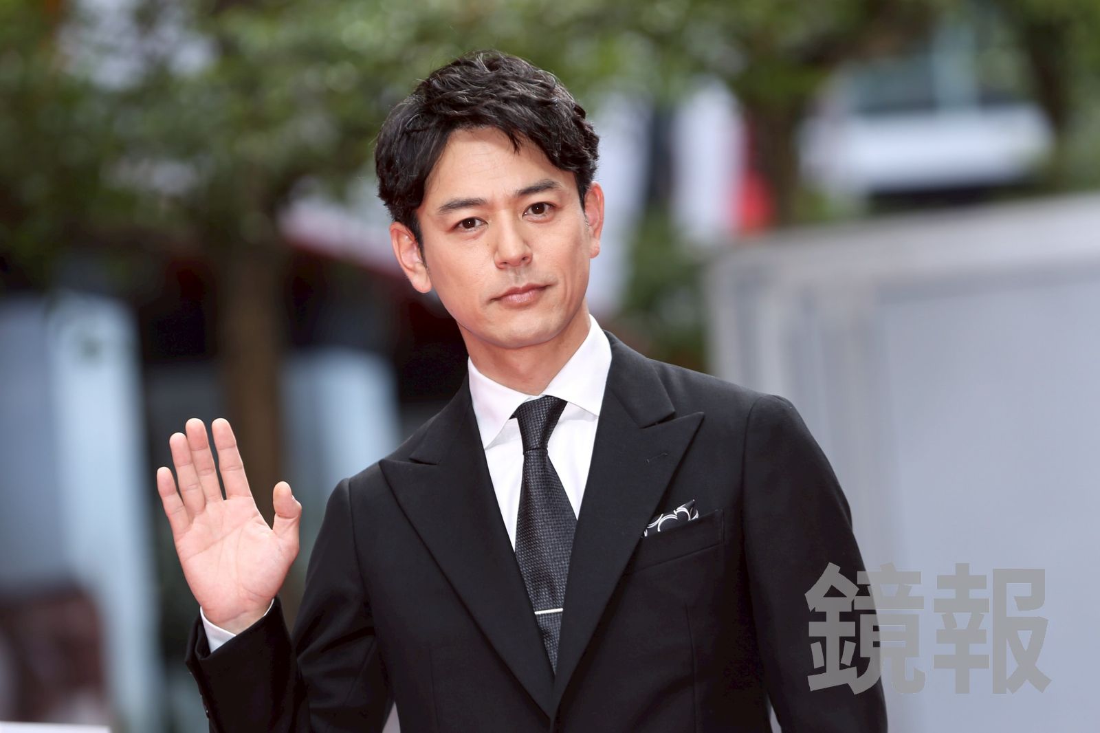 妻夫木聰來台參加金馬獎。李鍾泉攝