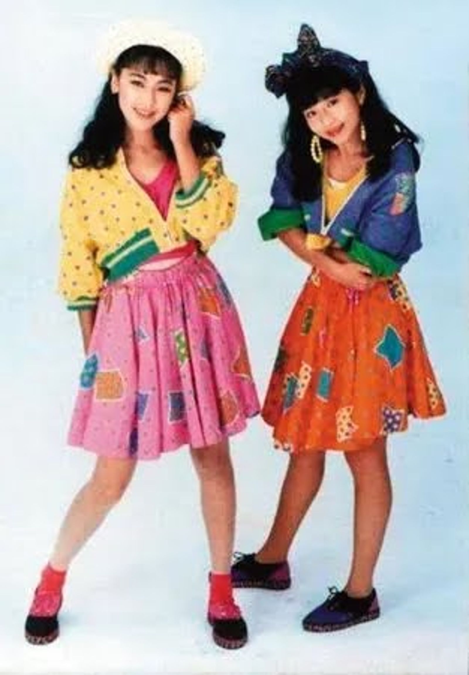 黃雅珉（右）是昔日「城市少女」一員，當年與況明潔搭檔走紅。翻攝況明潔IG