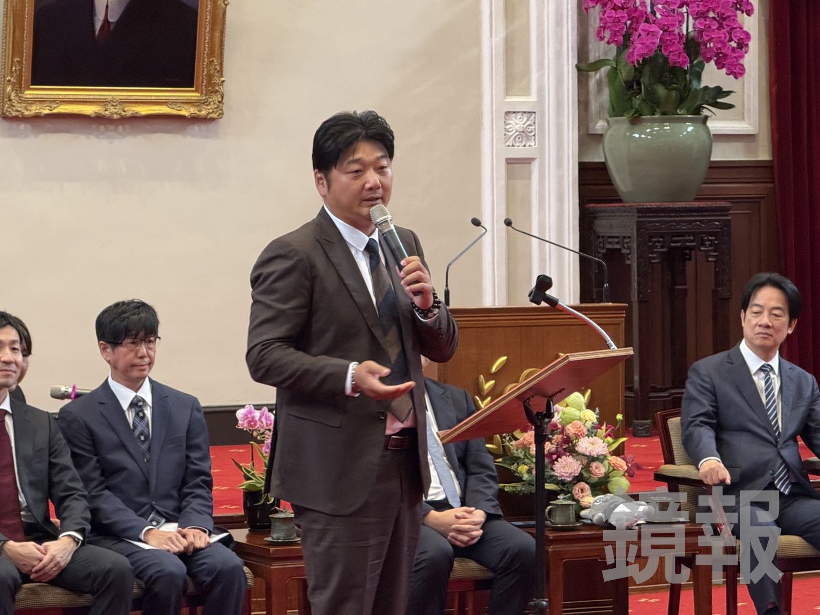 樂天桃猿覲見賴清德!曾豪駒喊「明年再報到」 點名「2投手」功不可沒